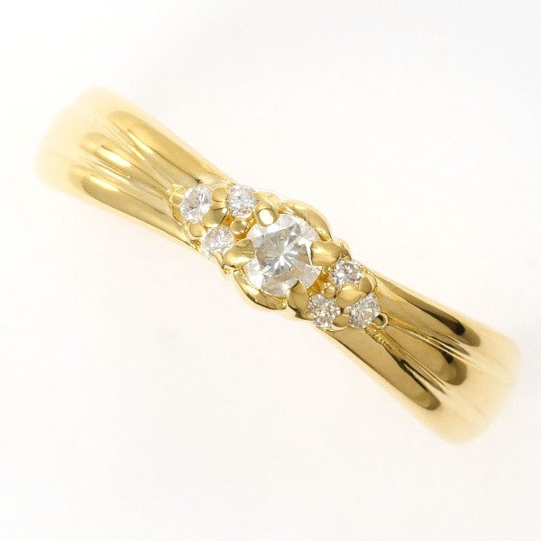 18K Yellow Gold Diamond Ring for Women - Elegant Solitaire Engagement & Wedding Band - Perfect for Proposals, Anniversaries & Special Occasions