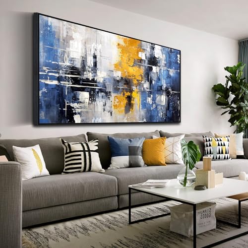 Blue 4 Framed