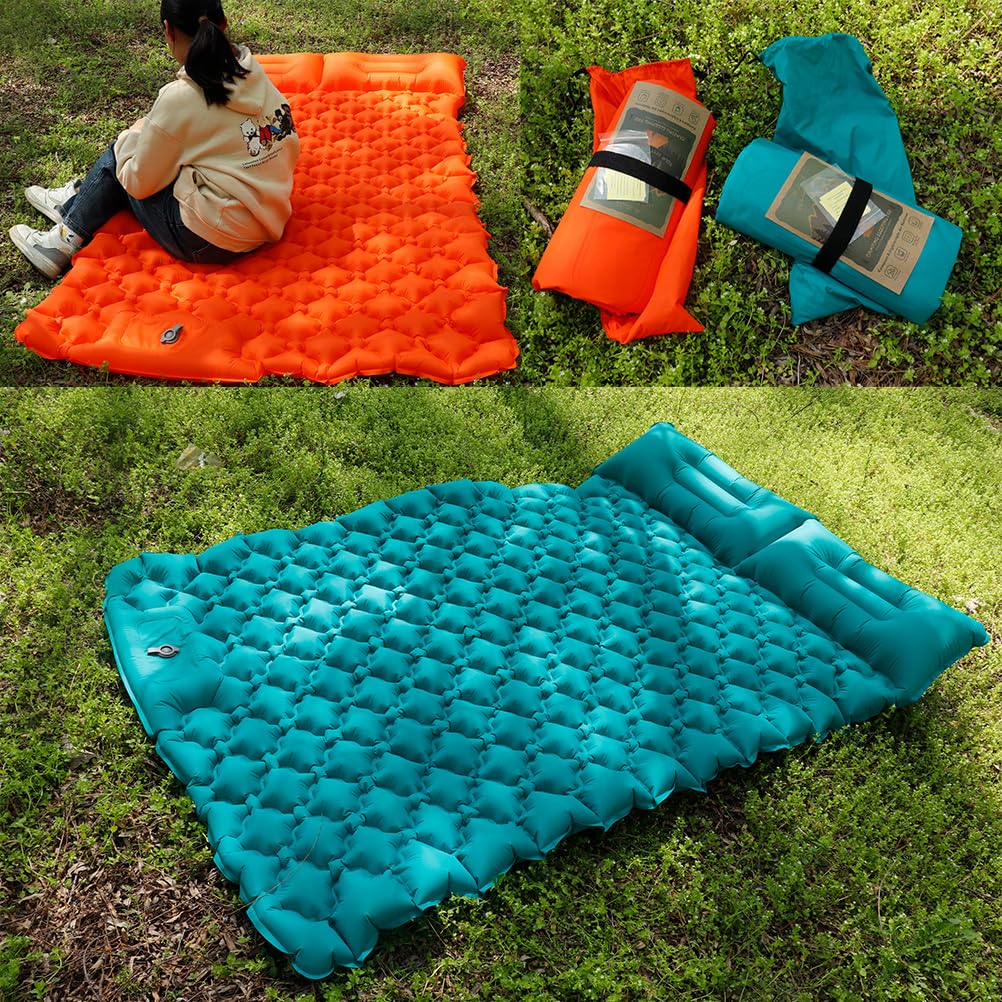 Ultralight Inflatable Sleeping Pad with Built-in Pump - Perfect for Camping, Hiking & Backpacking - Compact & Comfortable for Outdoor Adventures