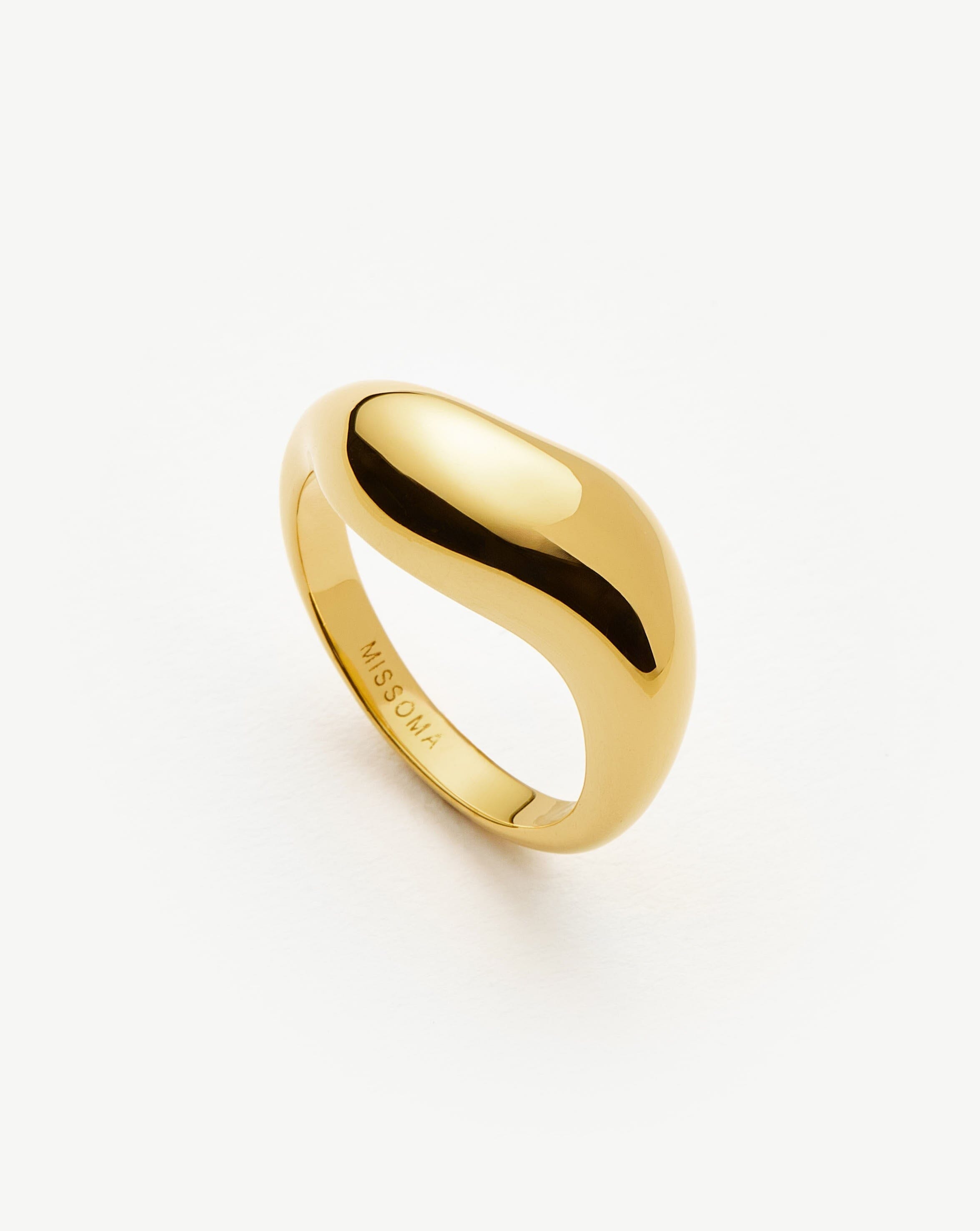 Savi Signature Stacking Ring Set - 18k Gold Vermeil Rings for Women, Dainty & Elegant Layering Rings for Everyday Wear, Gift for Her, Anniversary, Birthday, Valentine's Day