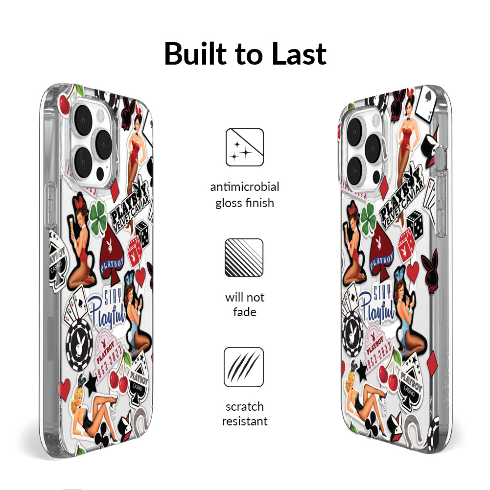 Playboy Jackpot iPhone Case - Stylish & Protective Phone Cover for iPhone 13/14/15 Pro Max - Perfect for Party, Night Out & Fashion Lovers