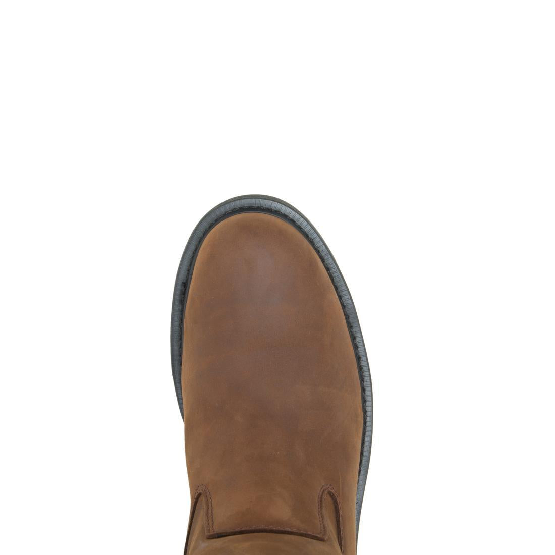 Dd Work Steel Toe Pull On Work Boot - Slip Resistant Safety Shoes for Construction, Warehouse & Industrial Workers