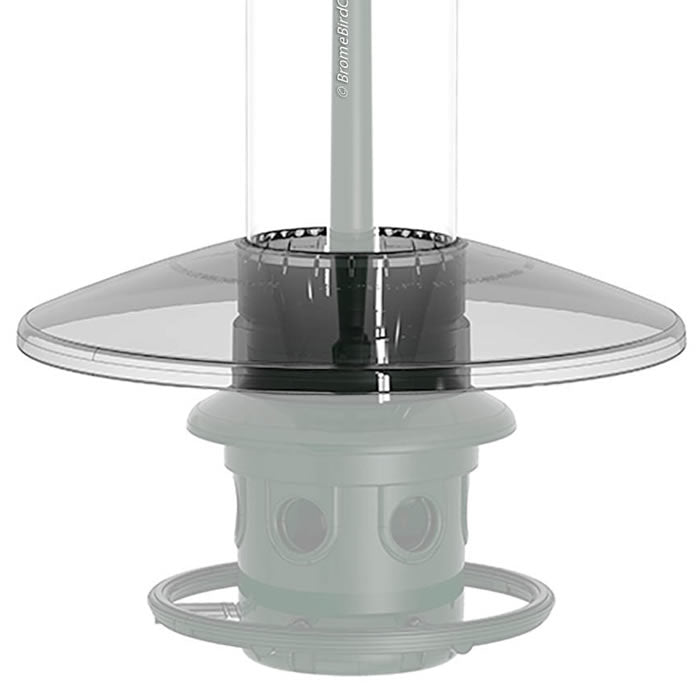 Brome Squirrel Buster Weather Guard - Squirrel Proof Bird Feeder with Adjustable Perches for Outdoor Use - Perfect for Backyard, Garden & Patio Bird Watching