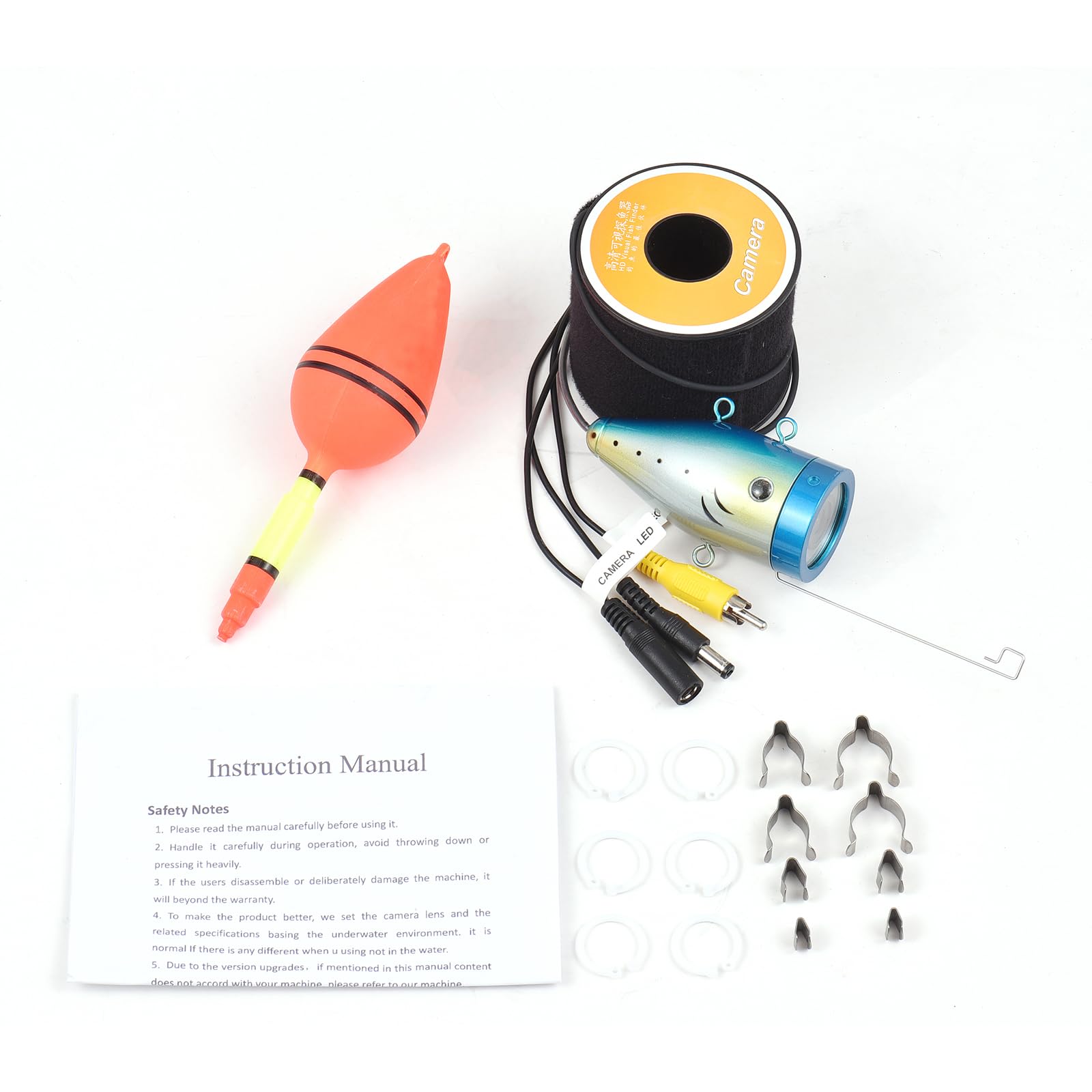 Infrared Fishing Camera - Waterproof Underwater Fishing Camera with 12 IR LED Lights & 15M/30M/50M Cable - Ideal for Ice Fishing, Night Fishing, and Deep Sea Angling