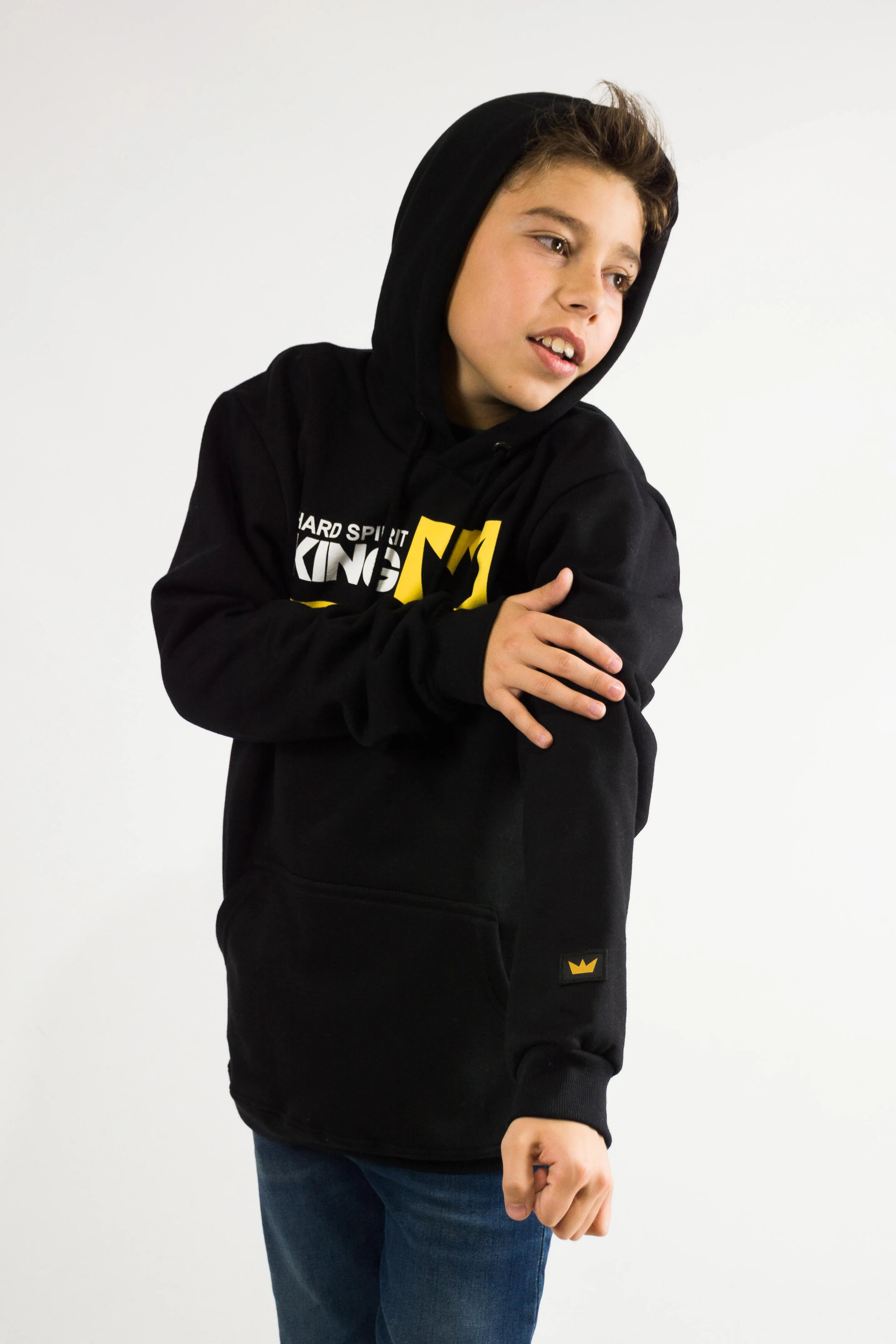 Buzo Kingpin Kangaroo Hoodie - Men's Fleece-Lined Sweatshirt for Winter Warmth & Streetwear Style | Perfect for Casual Outfits, Gym, and Outdoor Activities