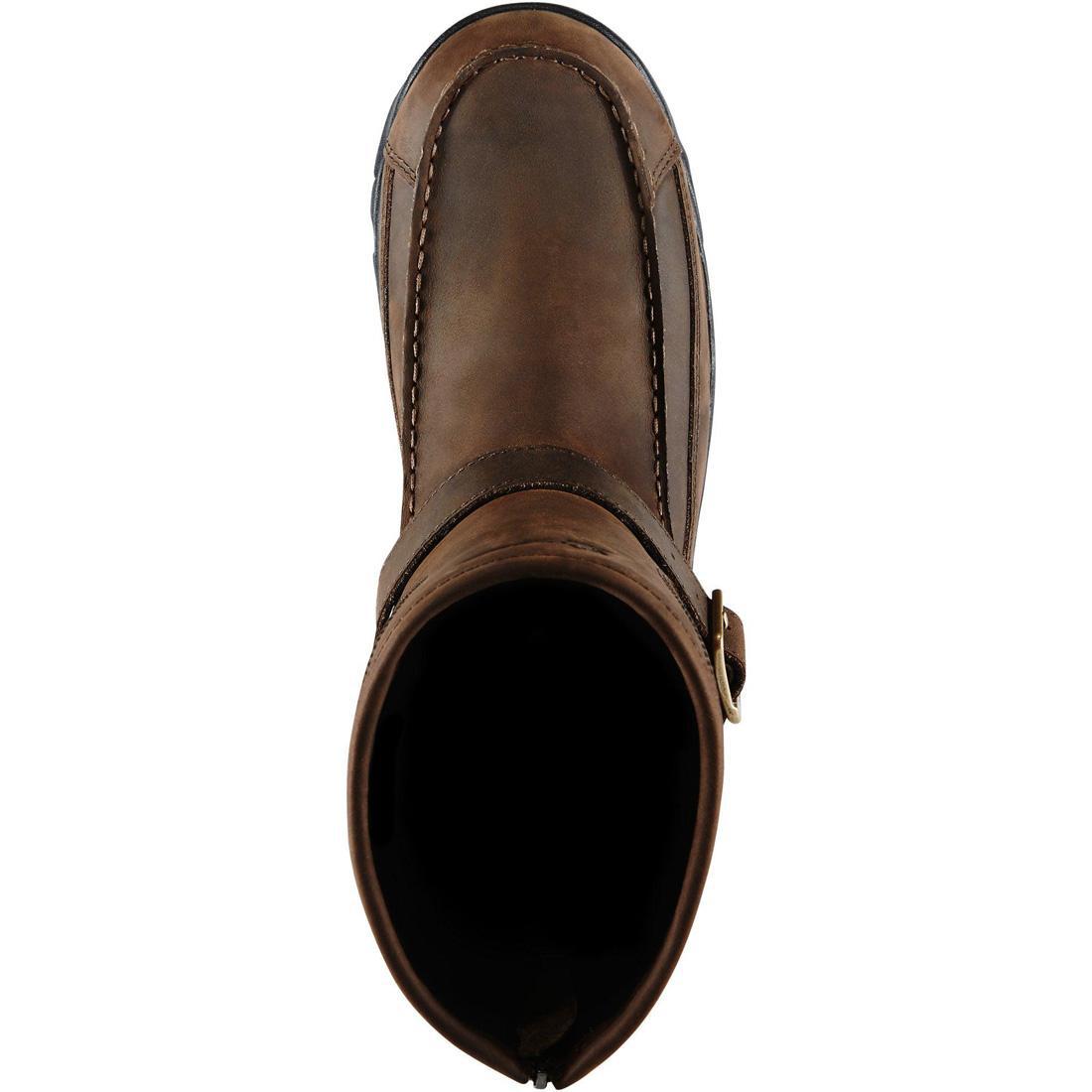 Sharptail Rear Zip 10 Boot Dark Brown