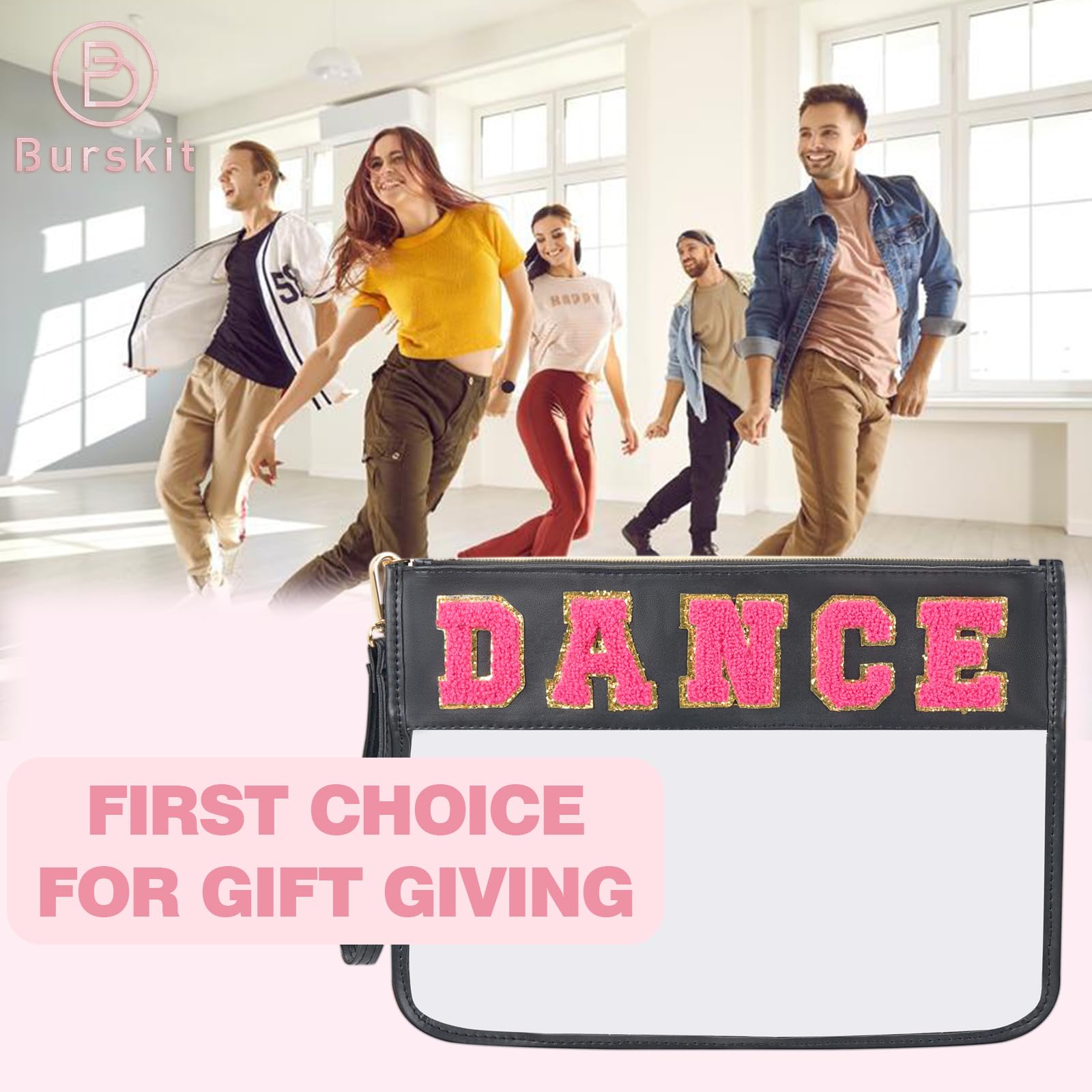 **Clear Ballet Dance Makeup Bag - Essential Dance Competition Accessories for Girls | Perfect Dance Recital Gifts & Must-Have Dance Stuff**    *(Ideal for ballet classes, dance competitions, recitals, and organizing dance essentials on the go!)*