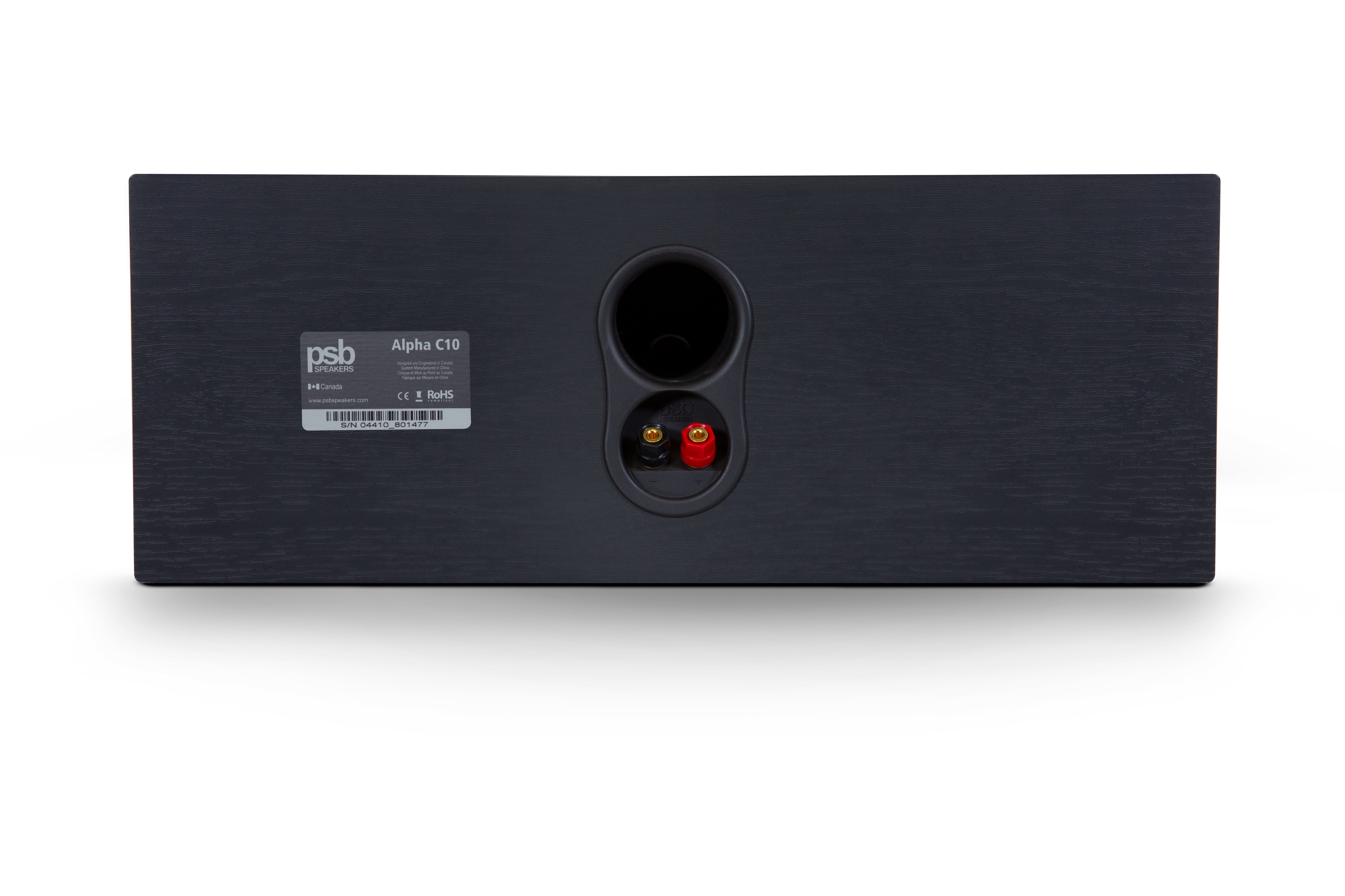 PSB Alpha C10 Center Channel Speaker - High-Performance Home Theater Audio for Movies & Music | Perfect for Living Room & Media Room Setups