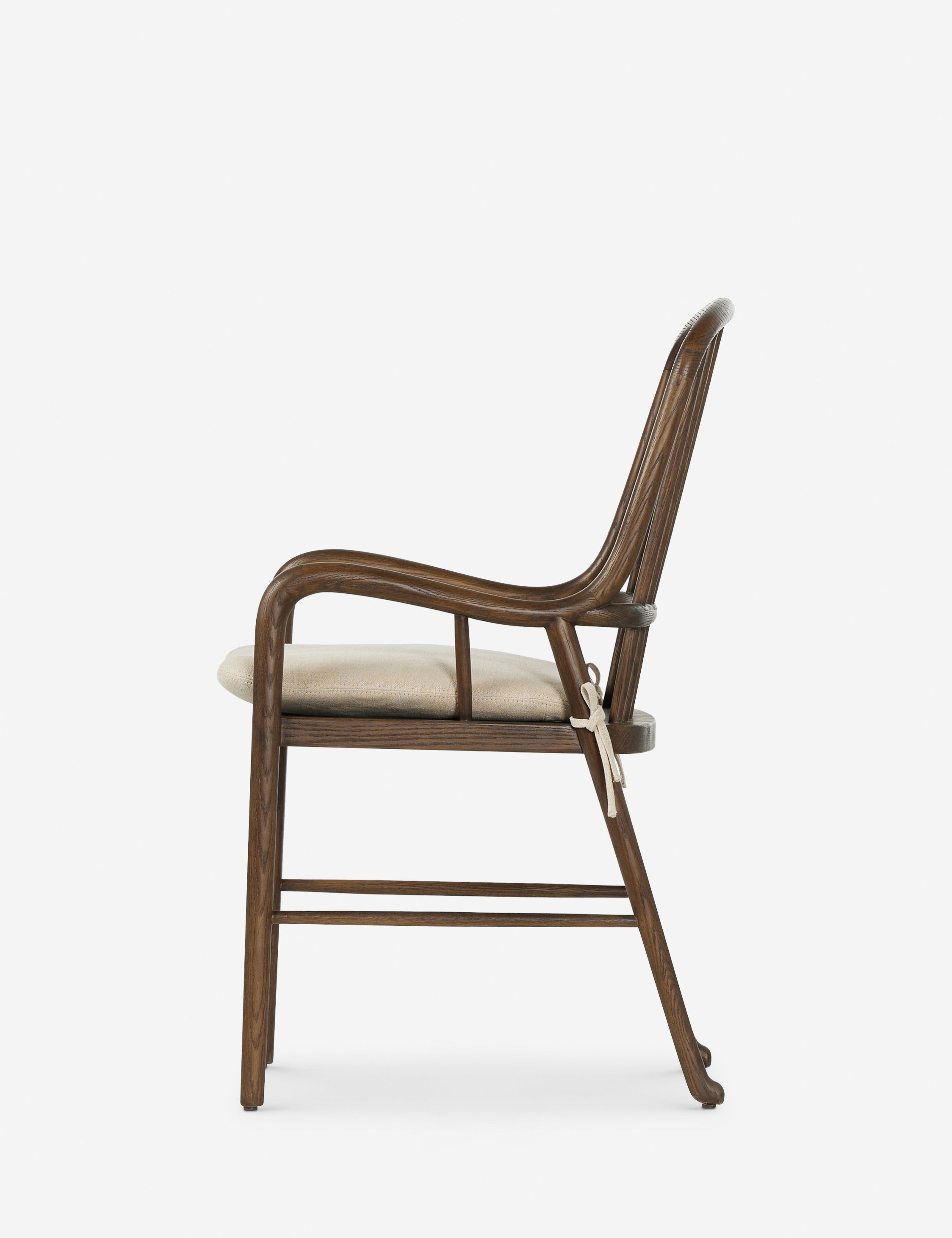 Brenna Dining Chair by Amber Lewis x Four Hands - Modern Upholstered Dining Chair for Kitchen, Dining Room & Home Decor | Perfect for Entertaining & Everyday Use