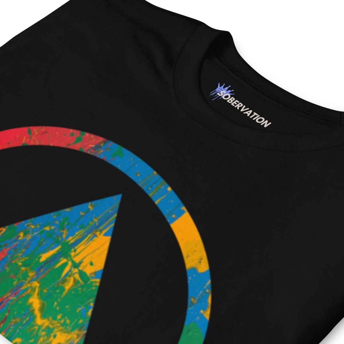 Sobriety Symbol Pride Essential Tee - Unisex Cotton T-Shirt for Men & Women | Perfect for Sober Living, Recovery Support & Pride Events