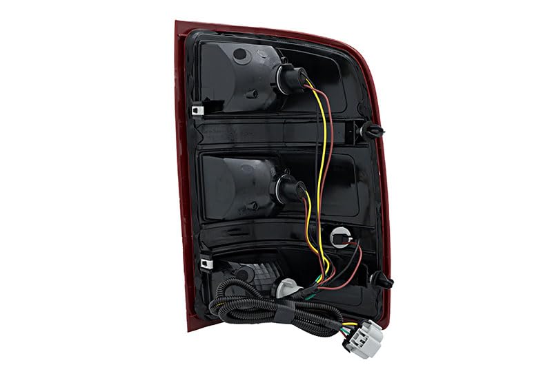 GMC Sierra 1500 2500 3500 Tail Lights Lamps Set (2007-2013) - Driver & Passenger Side Replacement - Perfect for Night Driving & Enhanced Safety