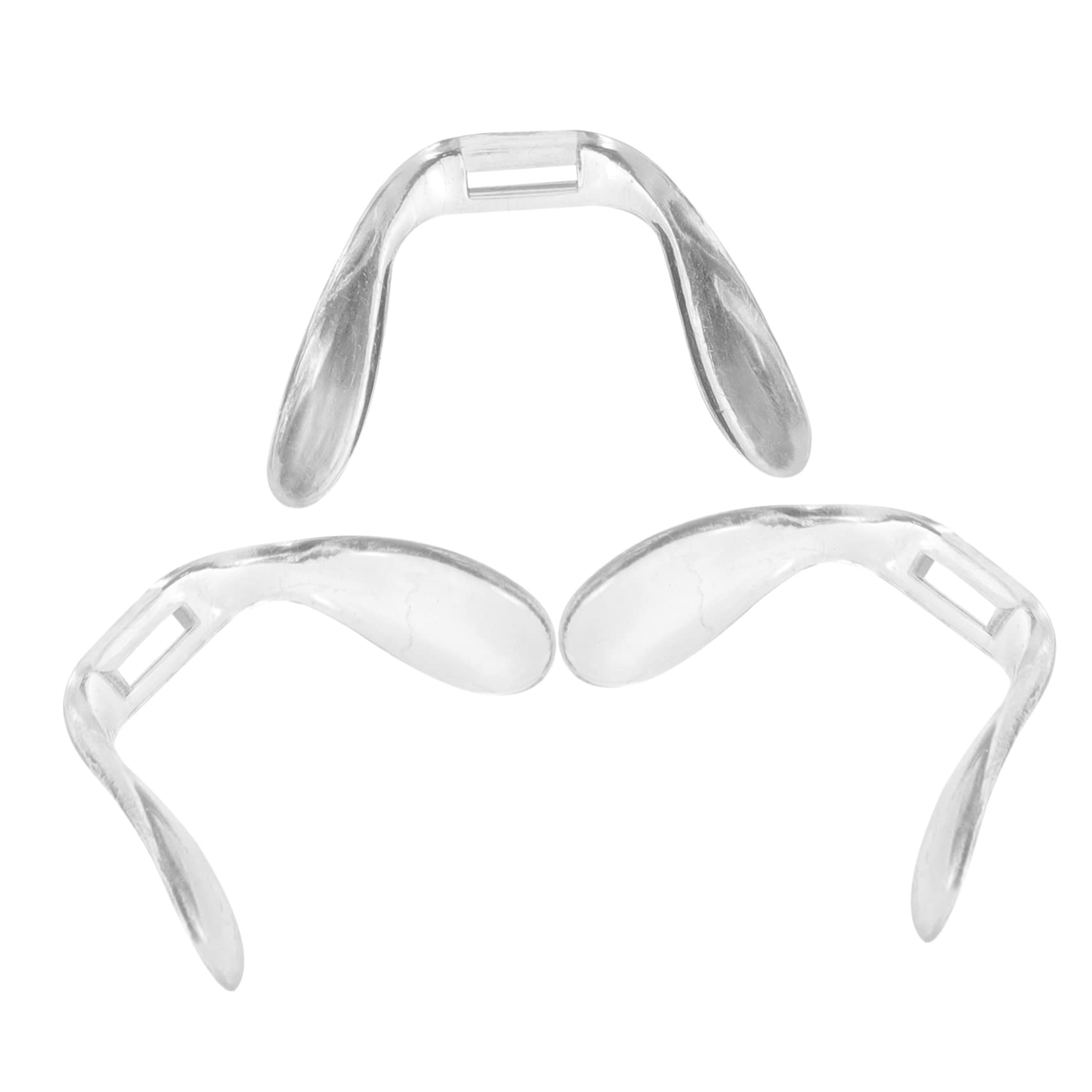 JECOMPRIS 3-Pack Non-Slip Glasses Nose Pads - Hard Plastic Eyewear Accessories for Adults & Kids - Perfect for Reading, Computer Use, and Daily Wear