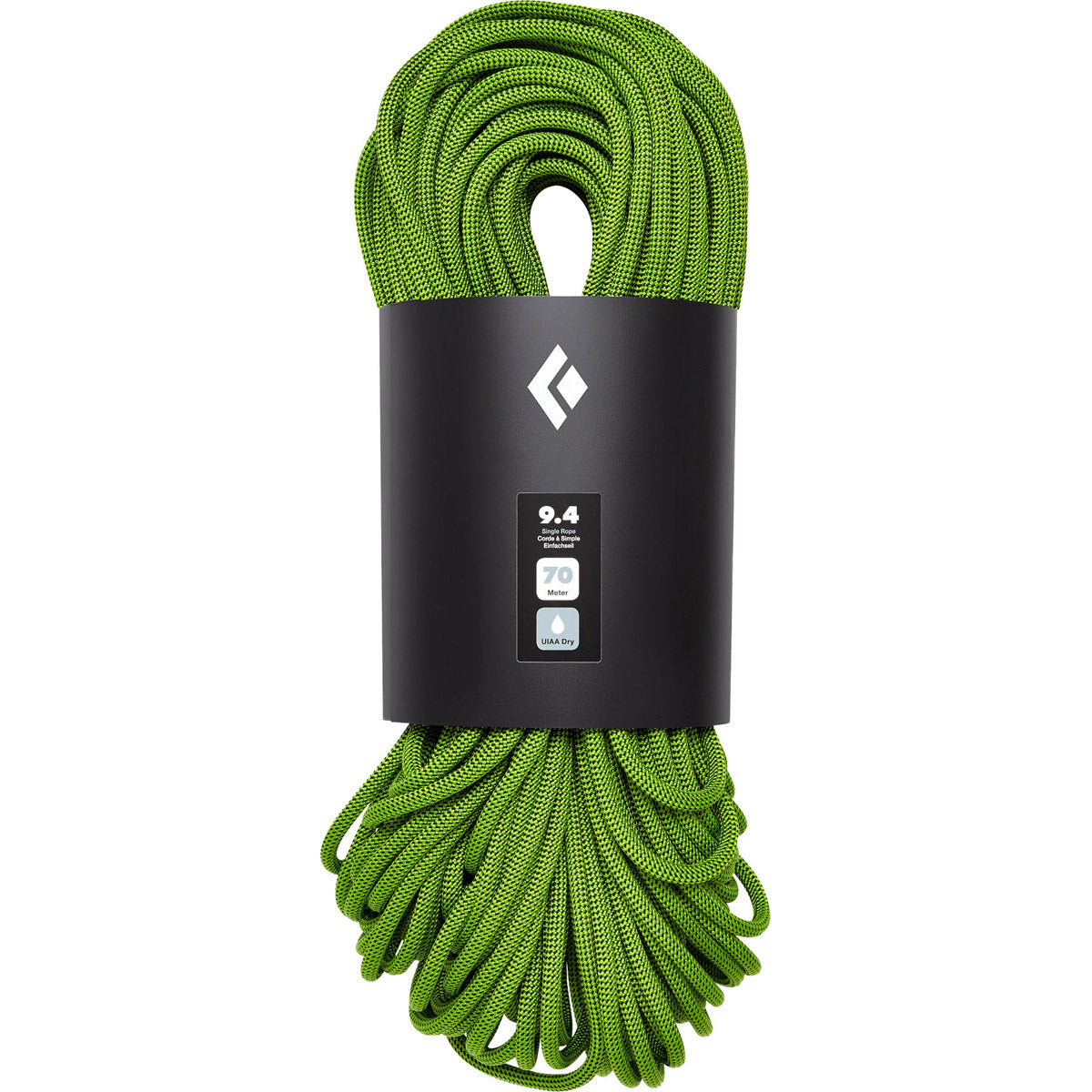 9.4mm Dry Climbing Rope 60m - Lightweight & Durable for Rock Climbing, Mountaineering & Outdoor Adventures