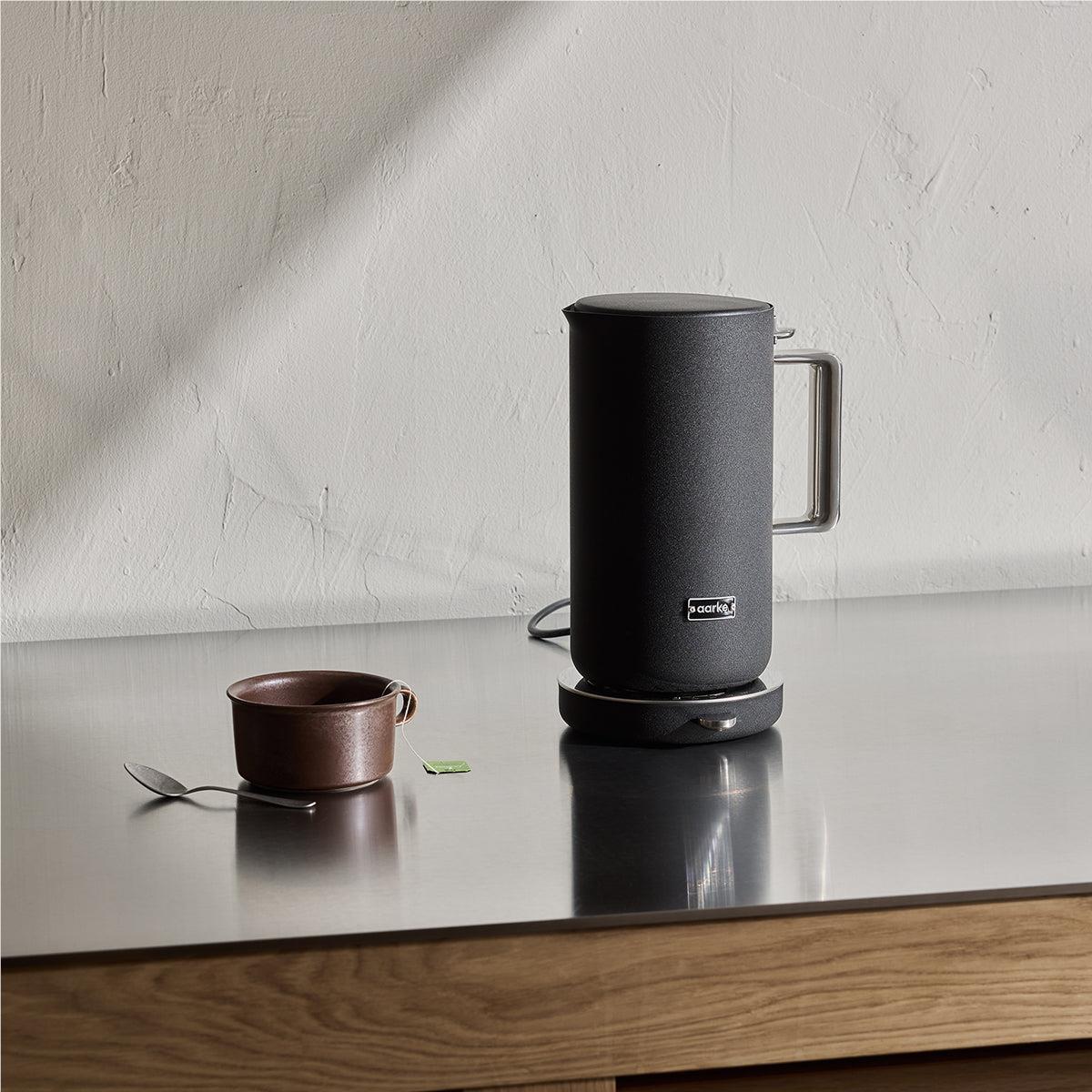 Aarke AK A1255 1.2L Electric Kettle - Matte Black - Fast Boiling & Quiet Operation - Perfect for Home, Office & Dorm Use