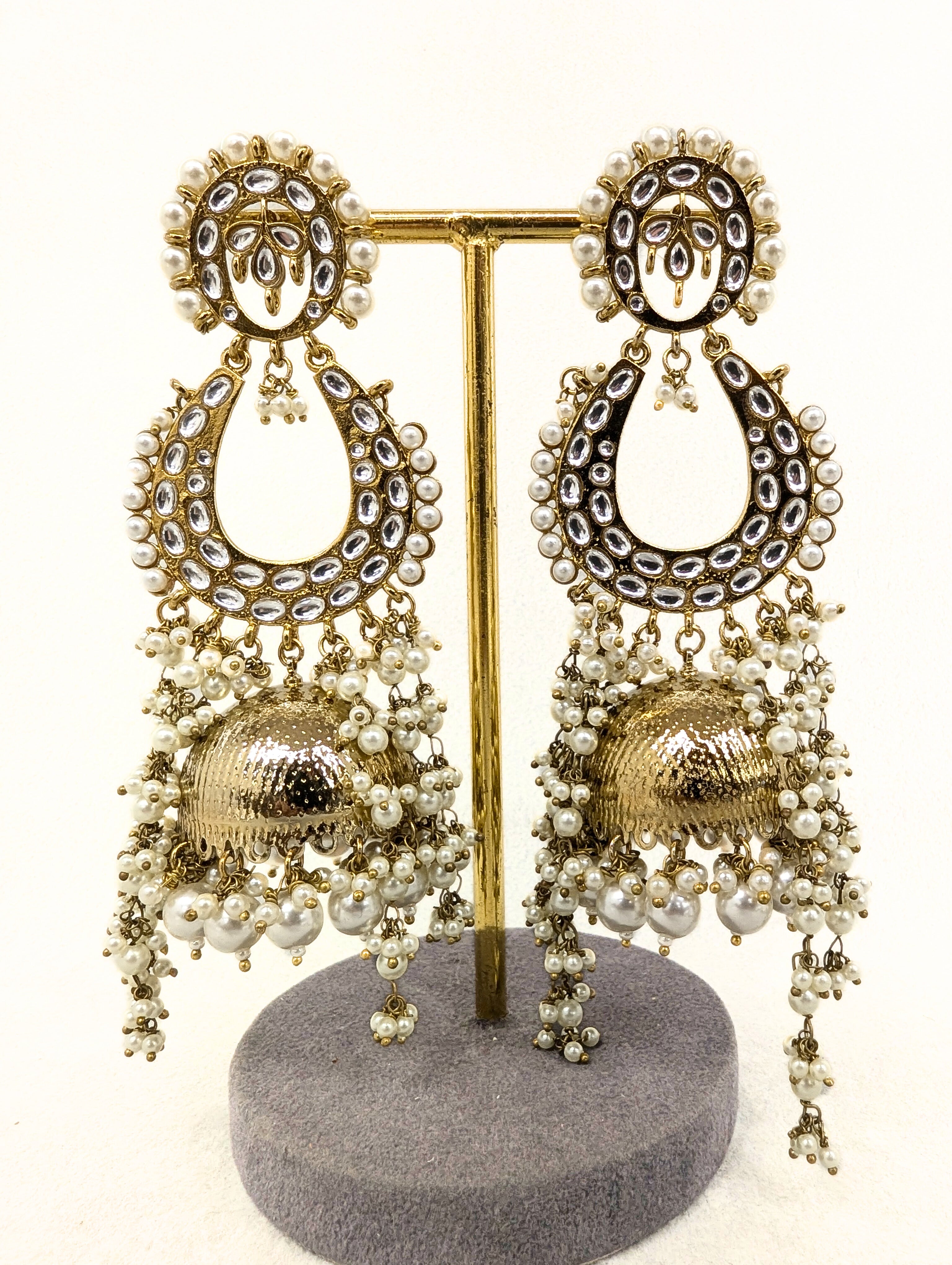 Mansi Stone Earrings for Women - Handmade Boho Chic Jewelry, Natural Gemstone Dangle Earrings for Casual & Party Wear | Perfect Gift for Her, Birthday, Anniversary