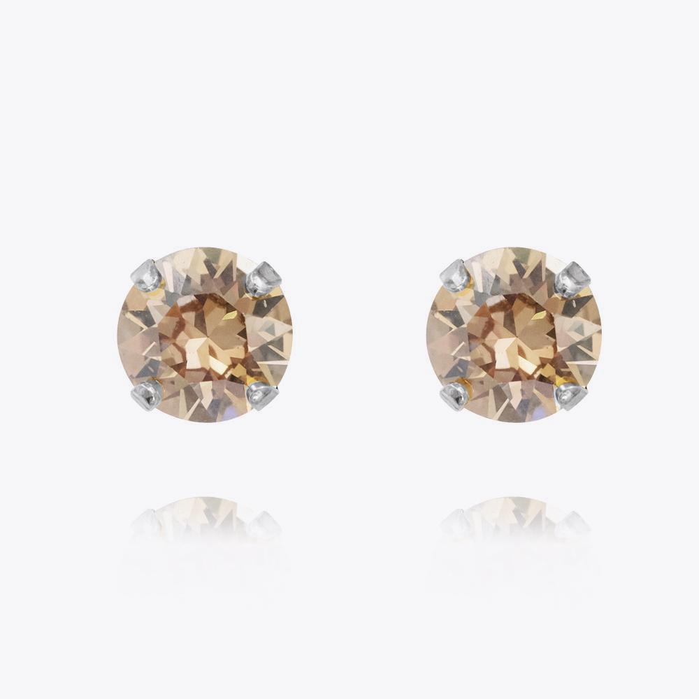 Classic Golden Shadow Stud Earrings for Women - Elegant & Timeless Jewelry for Everyday Wear, Parties & Special Occasions