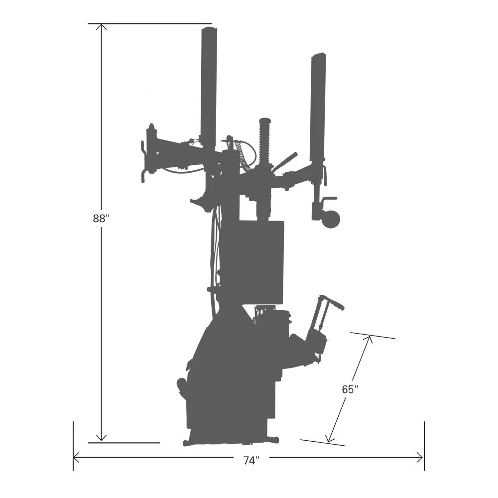 90C Air Center Clamp Tire Machine - Heavy Duty Tire Changer for Auto Shops & Garages - Perfect for Truck, SUV, and Passenger Vehicle Tire Repairs & Replacements