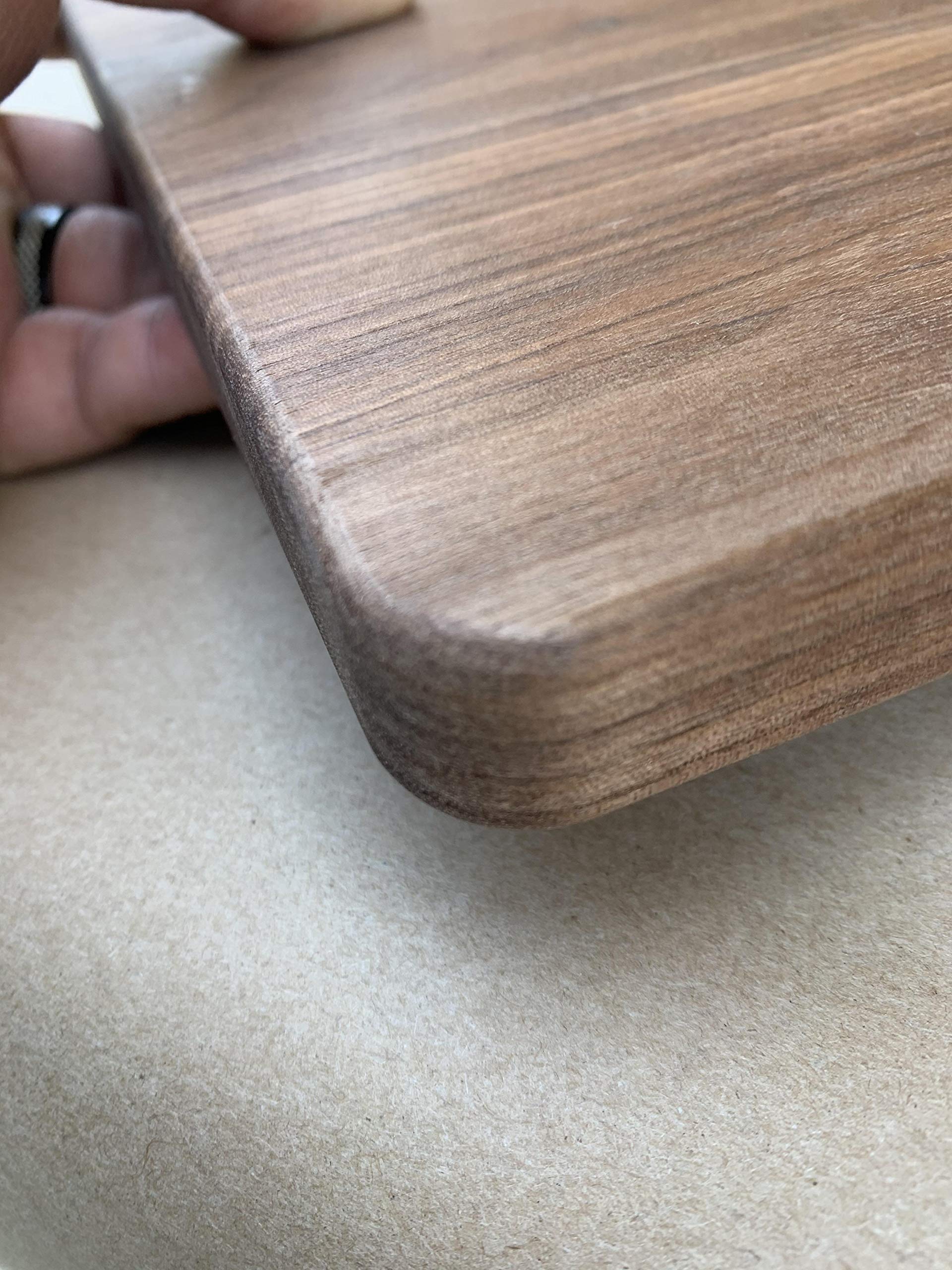 Personalized Walnut Cutting Board with Engraved Love Quote - Custom Wood Chopping Board for Kitchen, Wedding Anniversary & Housewarming Gift - Perfect for Home Cooking, BBQ & Romantic Dinner Prep