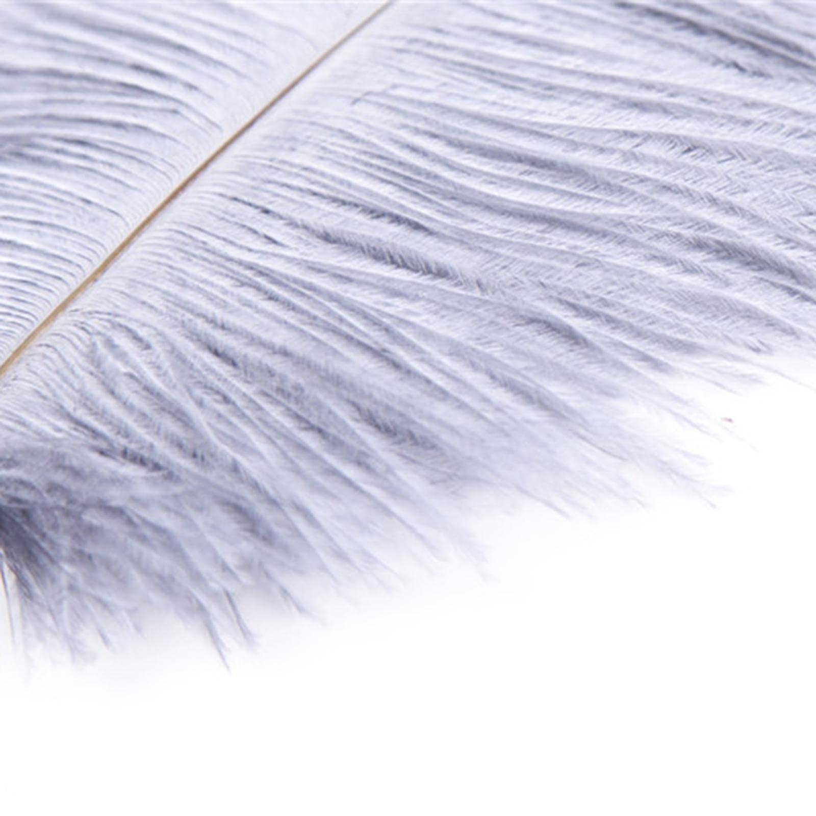 Milageto 1 Piece White Feather Tickler Toy with Handle - Sensual Massage Tool for Couples, Romantic Foreplay & Intimate Play