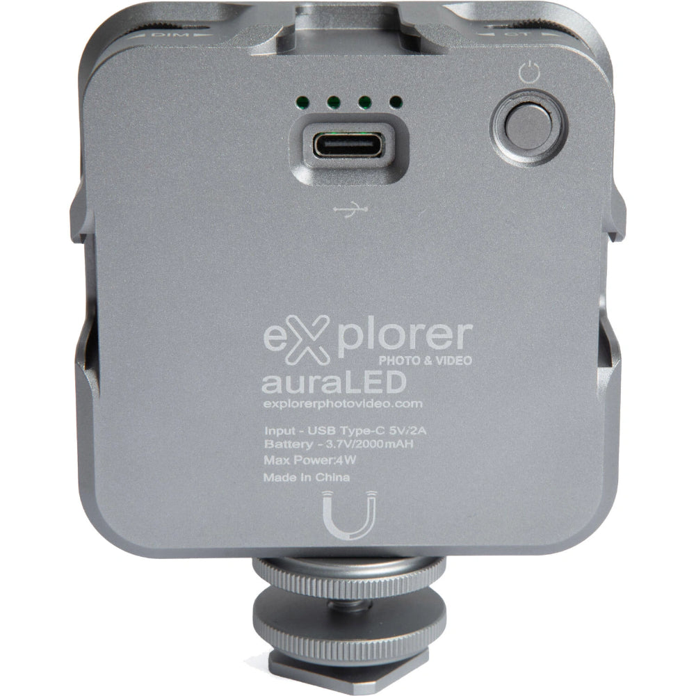 Explorer MX KIT Magnetic Phone Tripod Mount - Compatible with MagSafe iPhones, Includes Adjustable Tabletop Tripod & LED Light for Vlogging, Live Streaming, and Content Creation