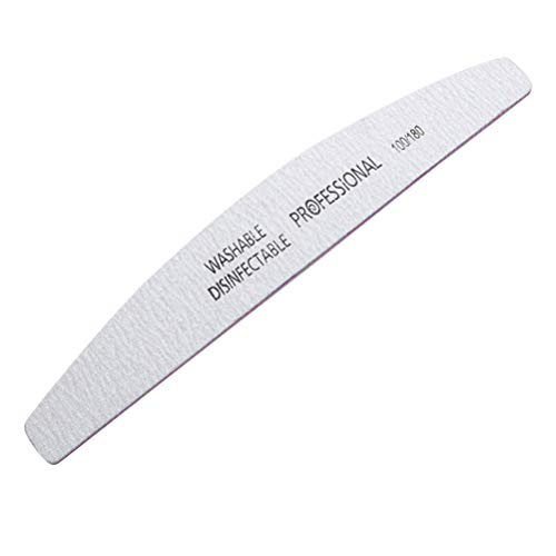 OSALADI Professional Nail Files - Washable Double Sided Manicure Buffers with Grit for Smooth & Shiny Nails - Perfect for Home Salon, Nail Art & DIY Manicures