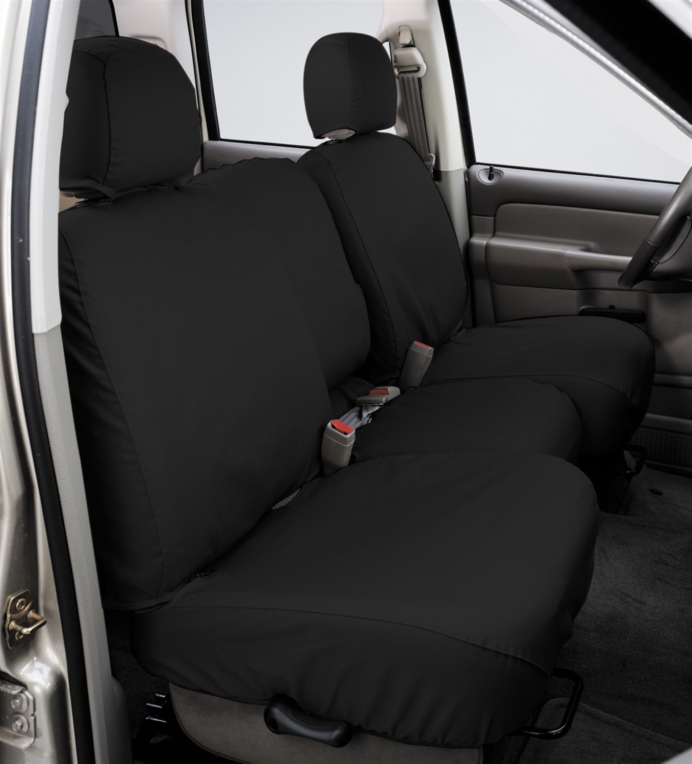 Covercraft SS3418PCCH Custom Fit Seat Cover - Premium Car Seat Protector for Trucks & SUVs | Durable & Comfortable for Daily Commute & Road Trips
