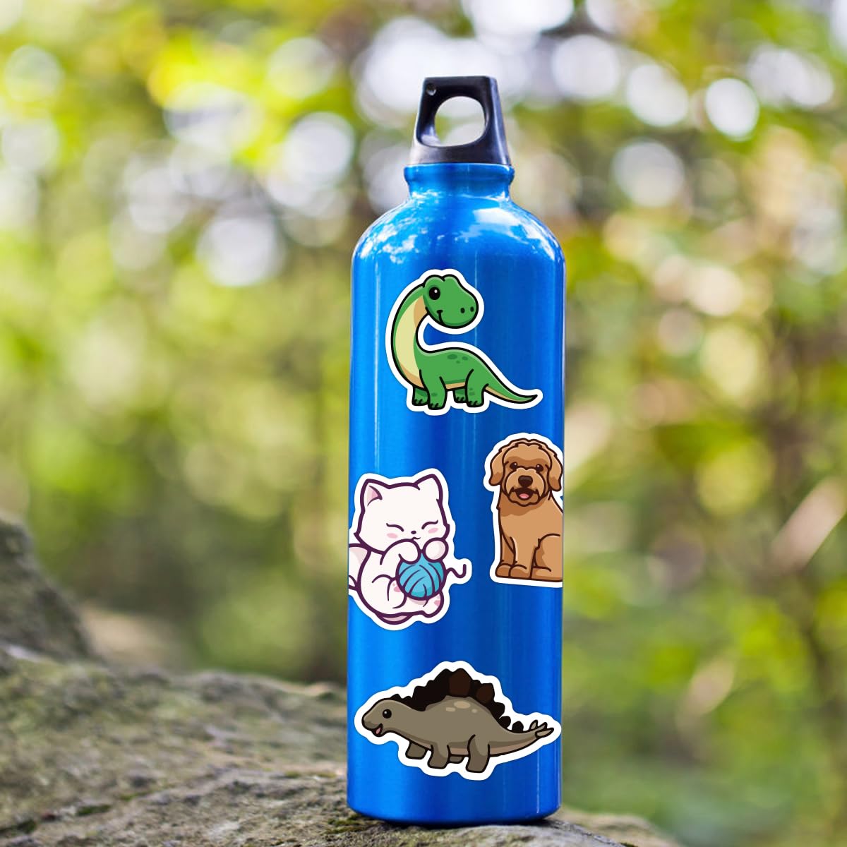 100Pcs Cute Animal Stickers - Waterproof Vinyl Decals for Laptop, Phone, Water Bottle, Skateboard, Bumper - Fun Kids & Teens Room Decor, DIY Crafts, School Supplies - Durable Adhesive for Indoor & Outdoor Use