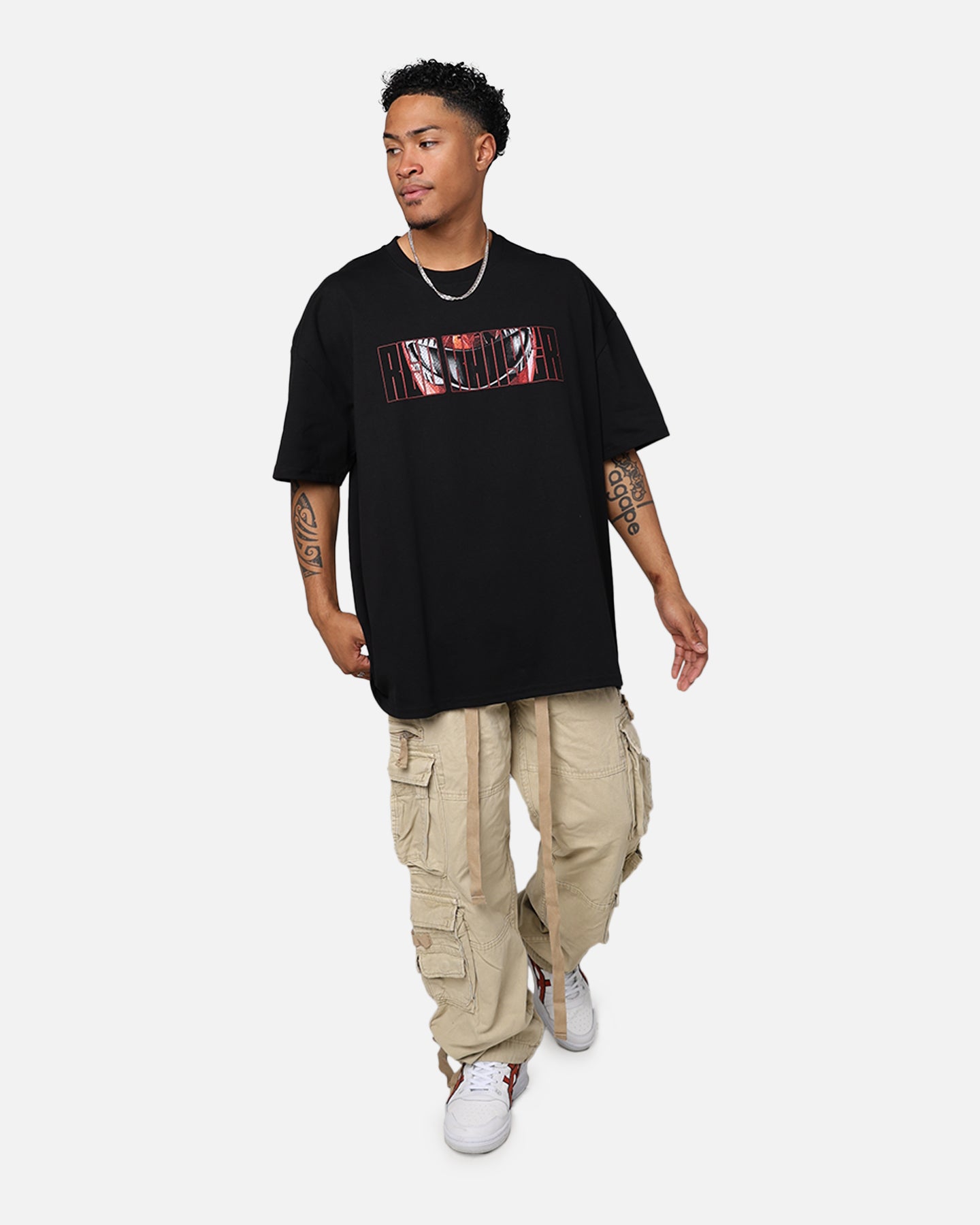 Power Rangers Red Ranger Graphic T-Shirt for Men - Black Cotton Vintage Tee - Perfect for Cosplay, Comic Con & Casual Wear