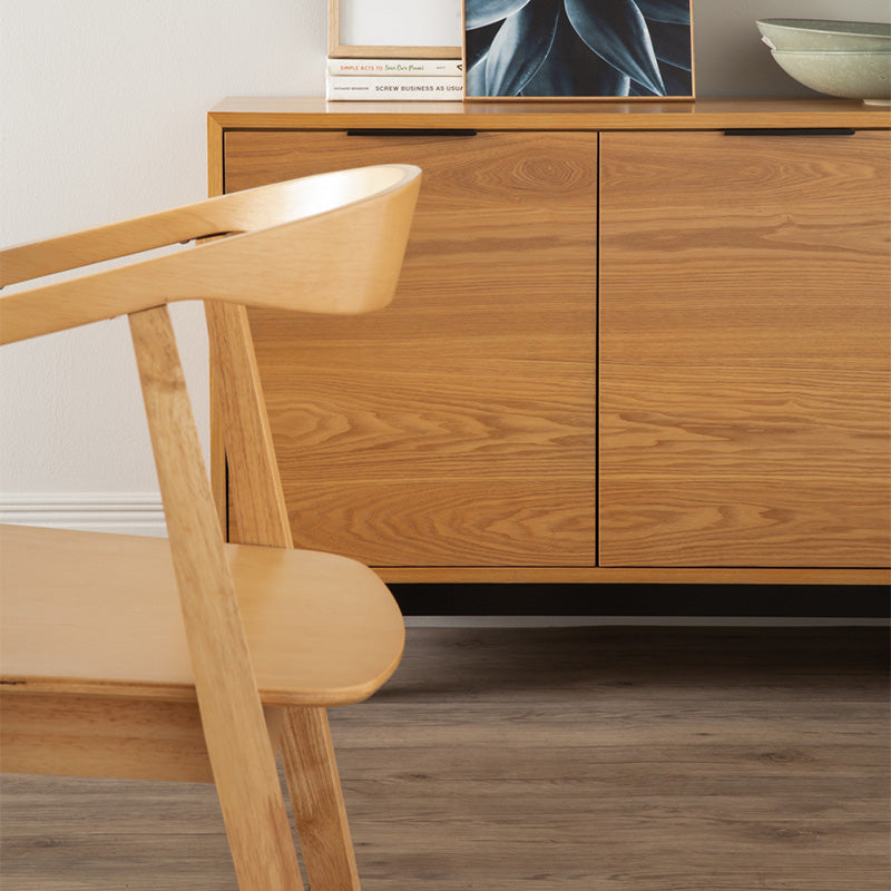 GRETA Dining Chair - Natural Wooden Finish for Modern & Farmhouse Dining Rooms | Perfect for Kitchen, Dining Table & Home Decor