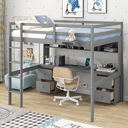 Gray+full+bedside Tray