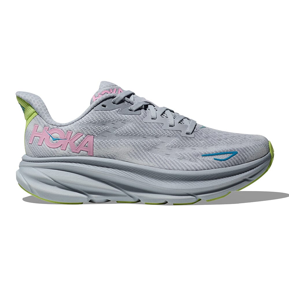 Hoka Women's Clifton 9 Wide Running Shoes - Lightweight Cushioned Sneakers for Road Running, Jogging & Walking - Comfortable Athletic Shoes for Women with Arch Support