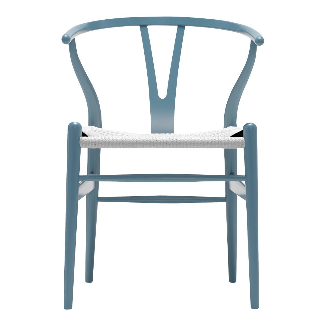 CH24 Wishbone Chair by Hans J. Wegner | Modern Scandinavian Dining Chair in Soft Colors | Perfect for Dining Rooms, Kitchens & Home Offices