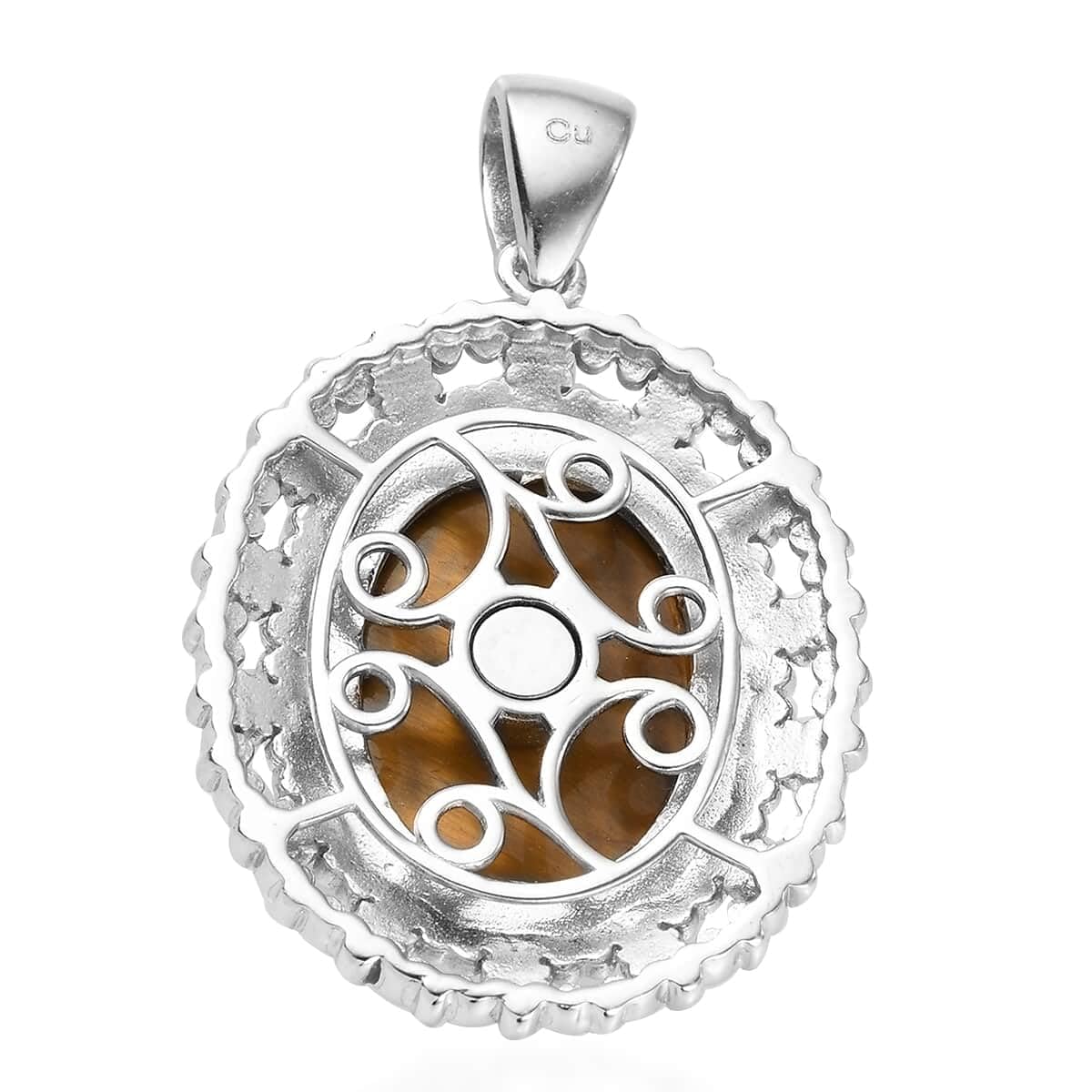 Shop LC Platinum Plated Gemstone Pendant Necklace for Women - Elegant Birthday Gift Jewelry for Her, Perfect for Parties & Special Occasions