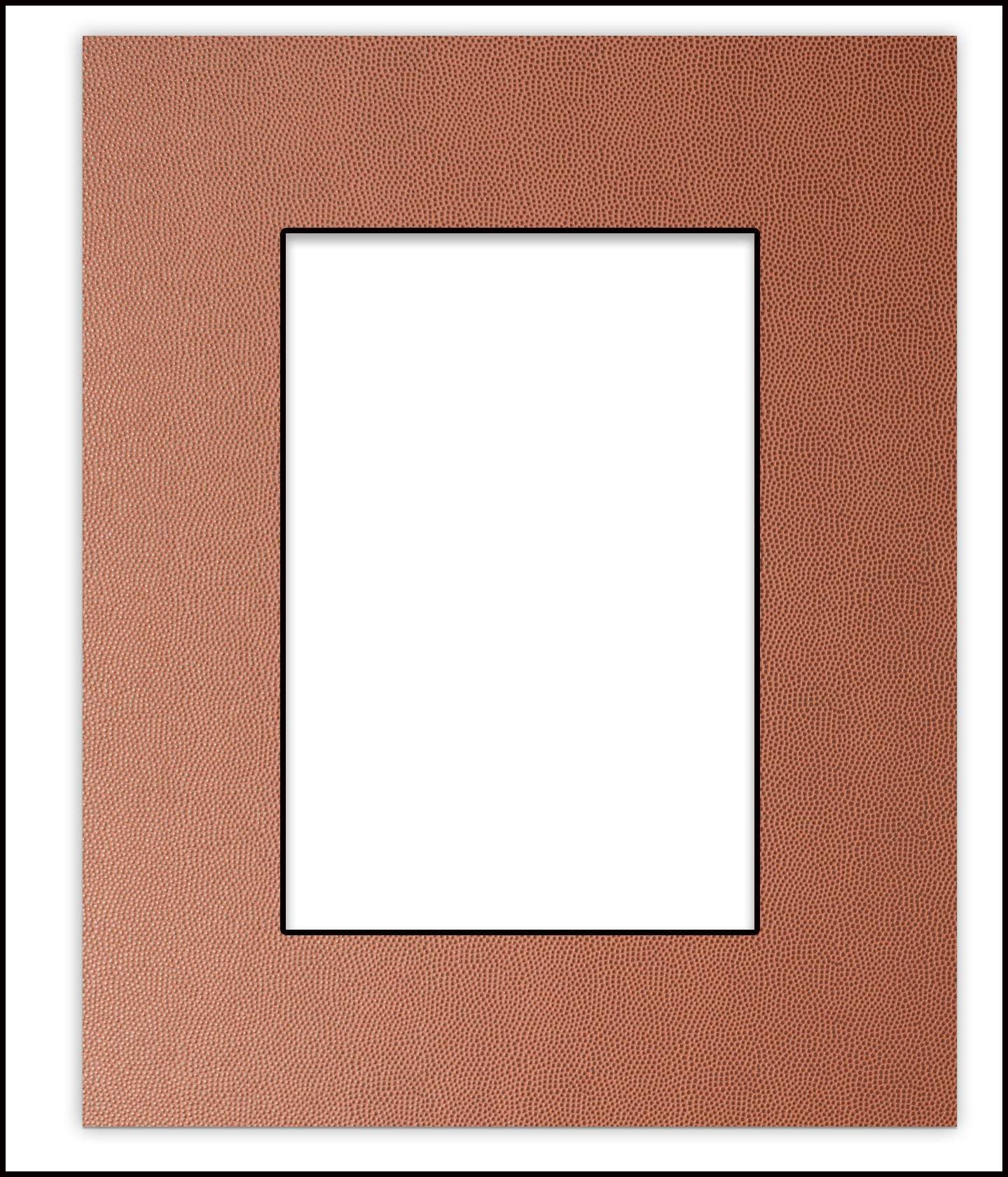 16x22 Acid-Free Football Texture Precut Matboard for 12x19 Photos - Bevel Cut 4-Ply Mat with Backing Board & Self-Seal Crystal Clear Photo Bag - Perfect for Framing, Picture Displays, and Sports Memorabilia Preservation