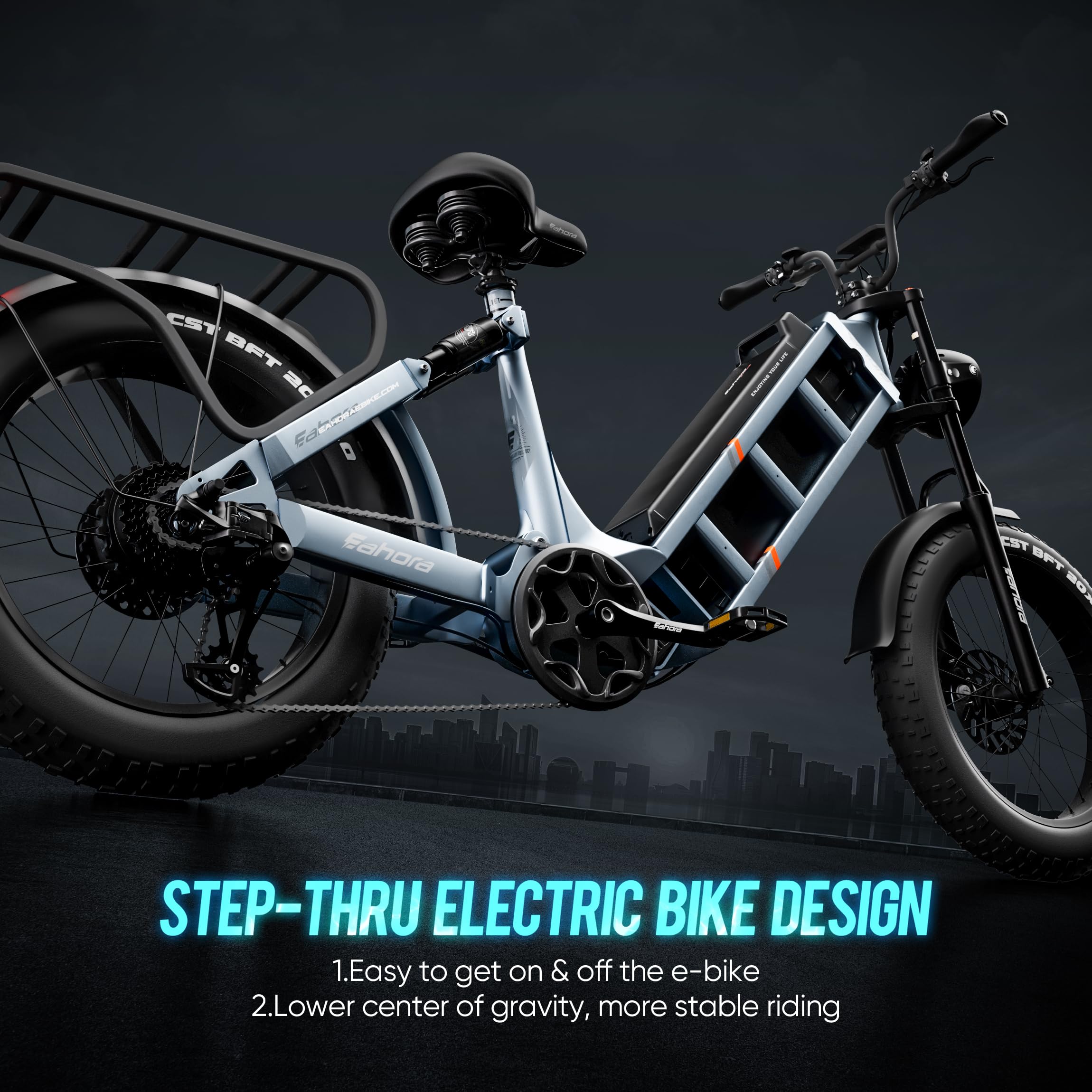 Juliet 1000W 60AH Electric Bike for Adults - 20