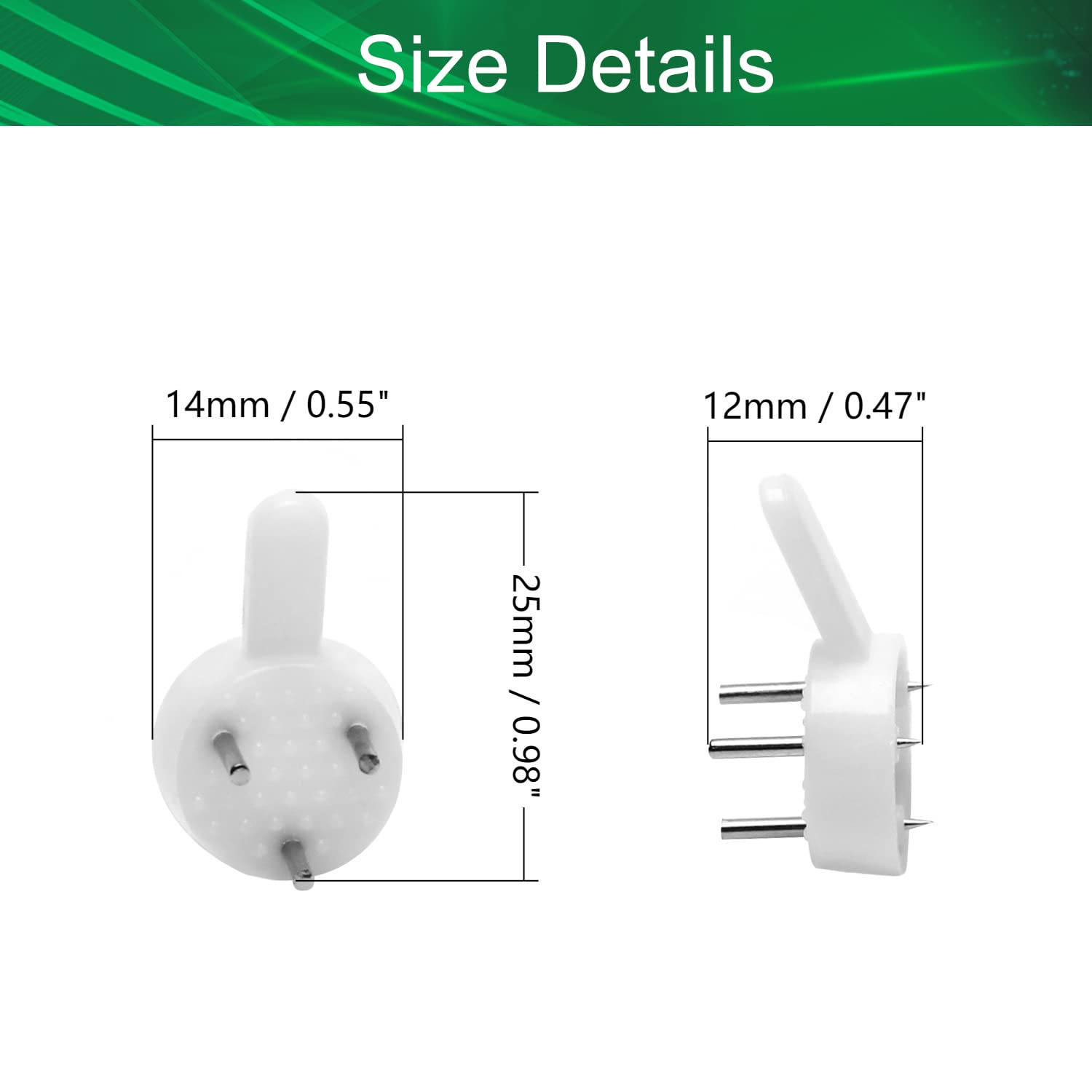 200 Pcs Heavy Duty Non-Marking Wall Hooks - Invisible Nail Hangers for Pictures, Frames & Decor - Damage-Free Hanging Solution for Walls, Doors & Home Organization
