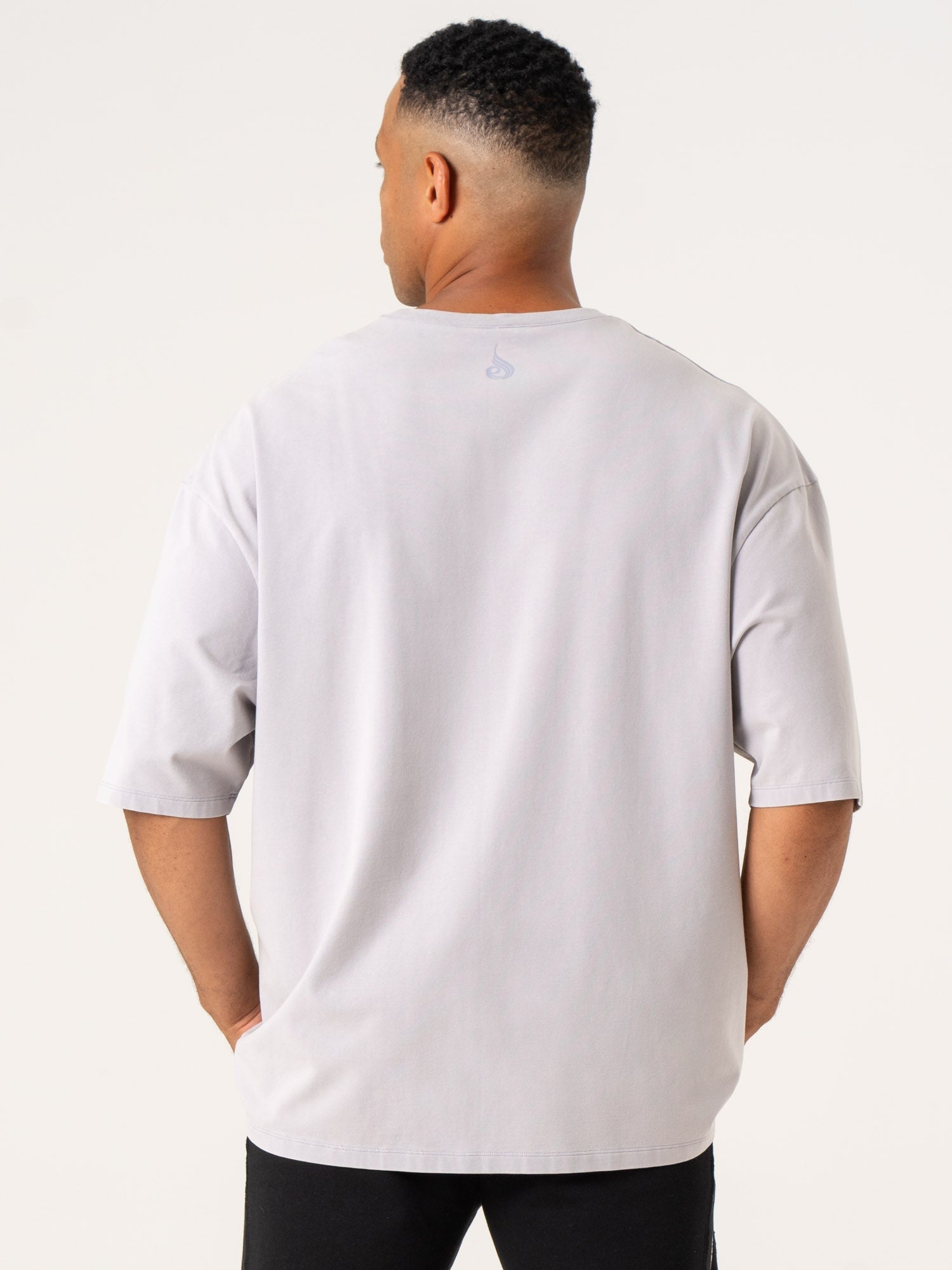 Pursuit Oversized T-Shirt for Women - Soft Lavender Stonewash Cotton Tee | Casual Loungewear, Streetwear & Everyday Comfort