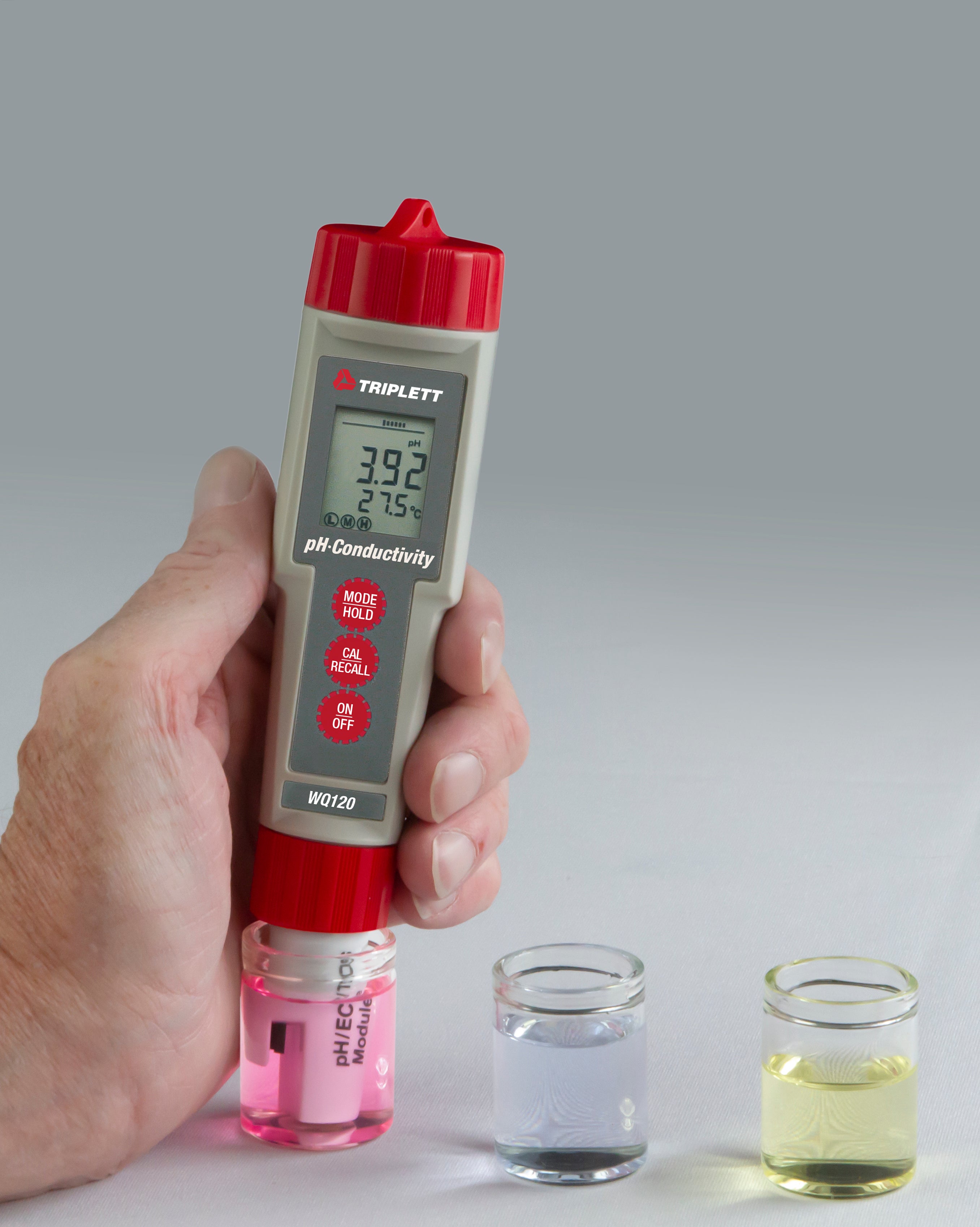 Premium Water Quality Tester - PH, Conductivity, TDS & Salinity Meter (WQ120) for Aquariums, Pools & Hydroponics | Accurate Digital Water Analysis Tool