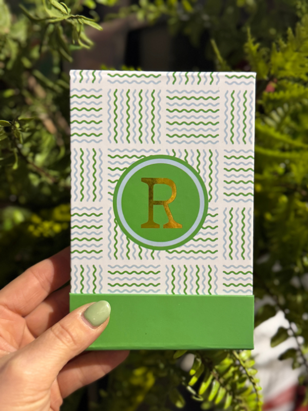 Initial Flip Notepad - Personalized Memo Pad for Notes, Lists & Reminders - Perfect for Office, School & Home Organization
