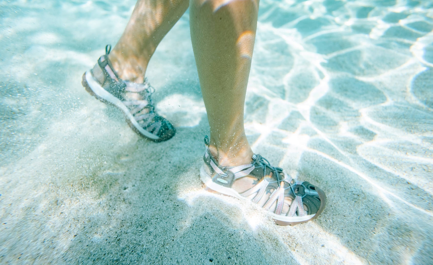 Women's Whisper Comfortable Sandals in Taupe & Coral | Stylish Summer Footwear for Beach, Travel & Casual Outings