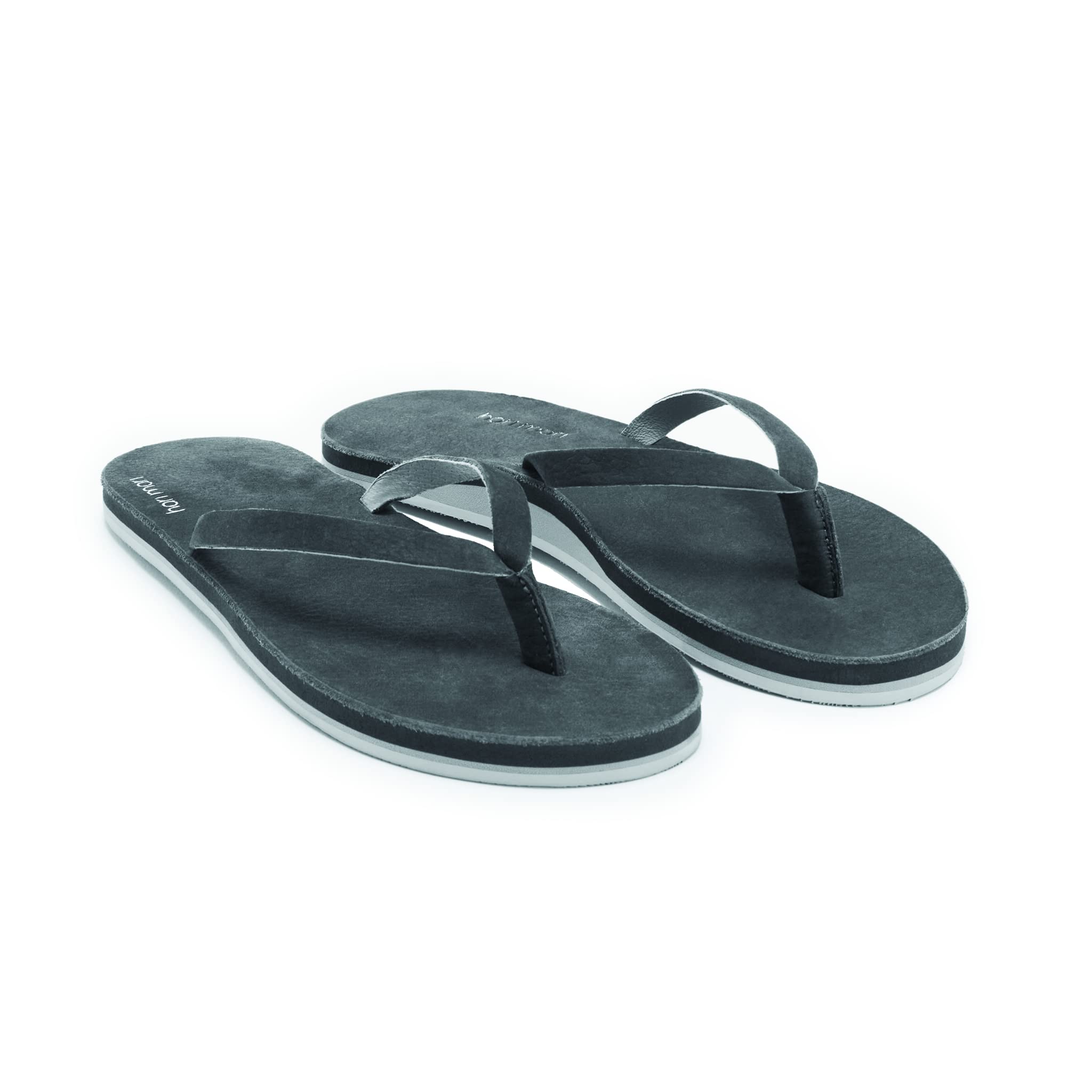 Hari Mari Meadows Women's Premium Leather Flip Flops - Cloud Soft Footbed Comfort Sandals for Beach, Pool, Vacation & Summer | Stylish Leather Strap Slides for Outdoor Activities, Travel & Relaxation | Perfect for Casual Wear, Walking & Lounging | Ideal for Beach Trips, Resort Wear, and Backyard Relaxation