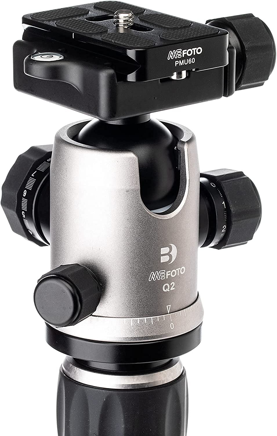 Benro MeFOTO Globetrotter Travel Tripod - Titanium Ballhead & Monopod with 2-Series Aluminum Legs, 4-Section Twist Lock Design | Compact & Lightweight for Outdoor Photography, Hiking & Travel Adventures (BMGTATTN)