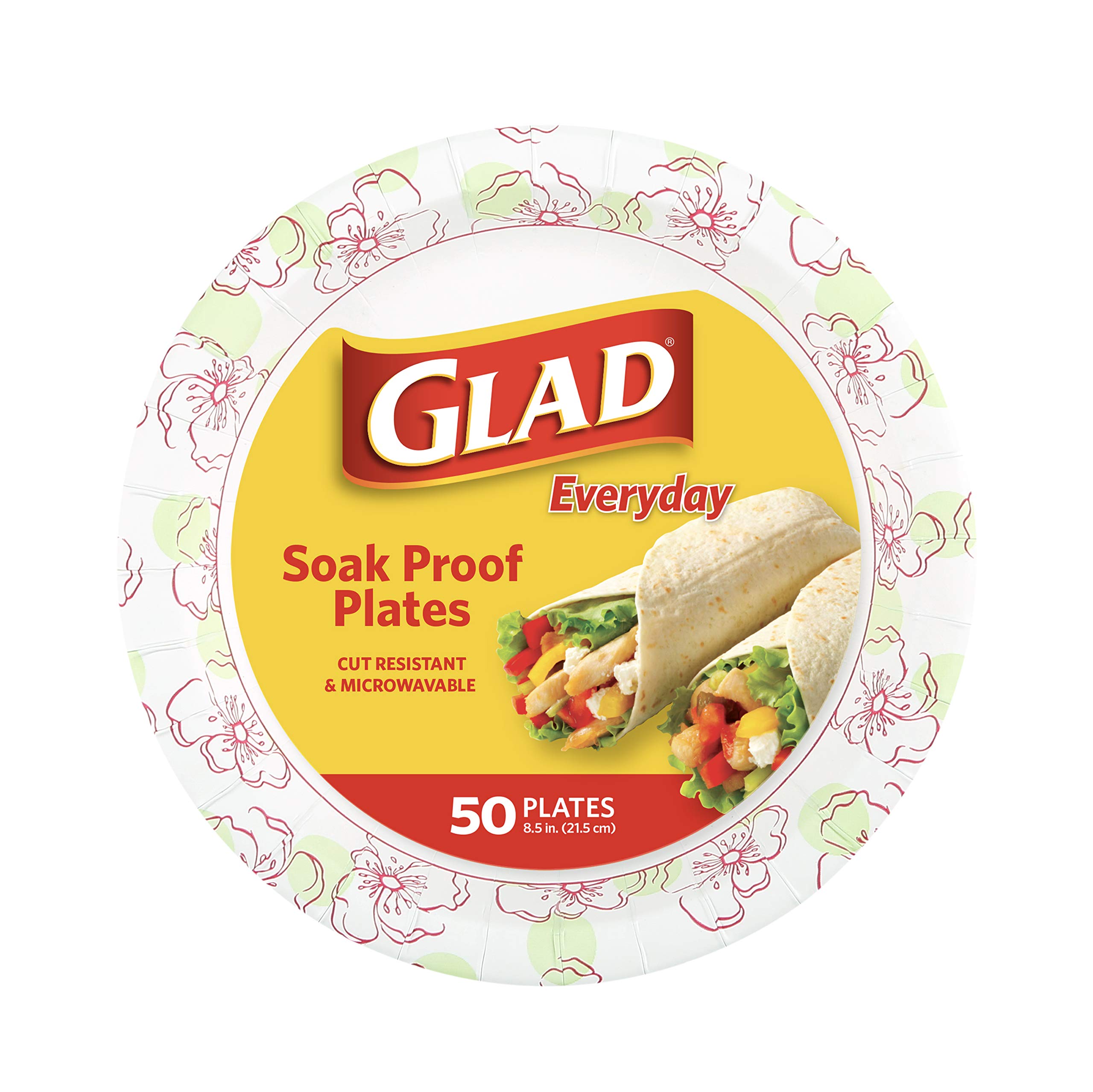 Eco-Friendly Disposable Paper Plates - Heavy Duty 8.5