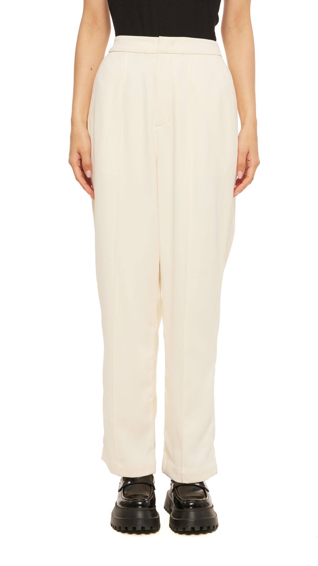 2 in 1 Straight Pants for Women - Comfortable Stretch Work Pants & Yoga Pants - Perfect for Office, Travel & Workout