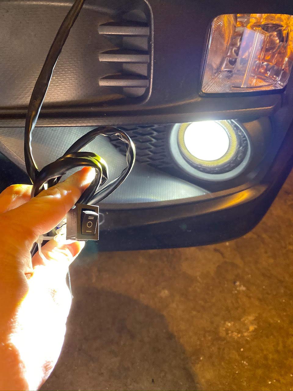 Halo LED Fog Lights Kit for 2015-2020 Subaru Impreza WRX - Durable Waterproof Driving Lights for Enhanced Night Visibility & Off-Road Safety