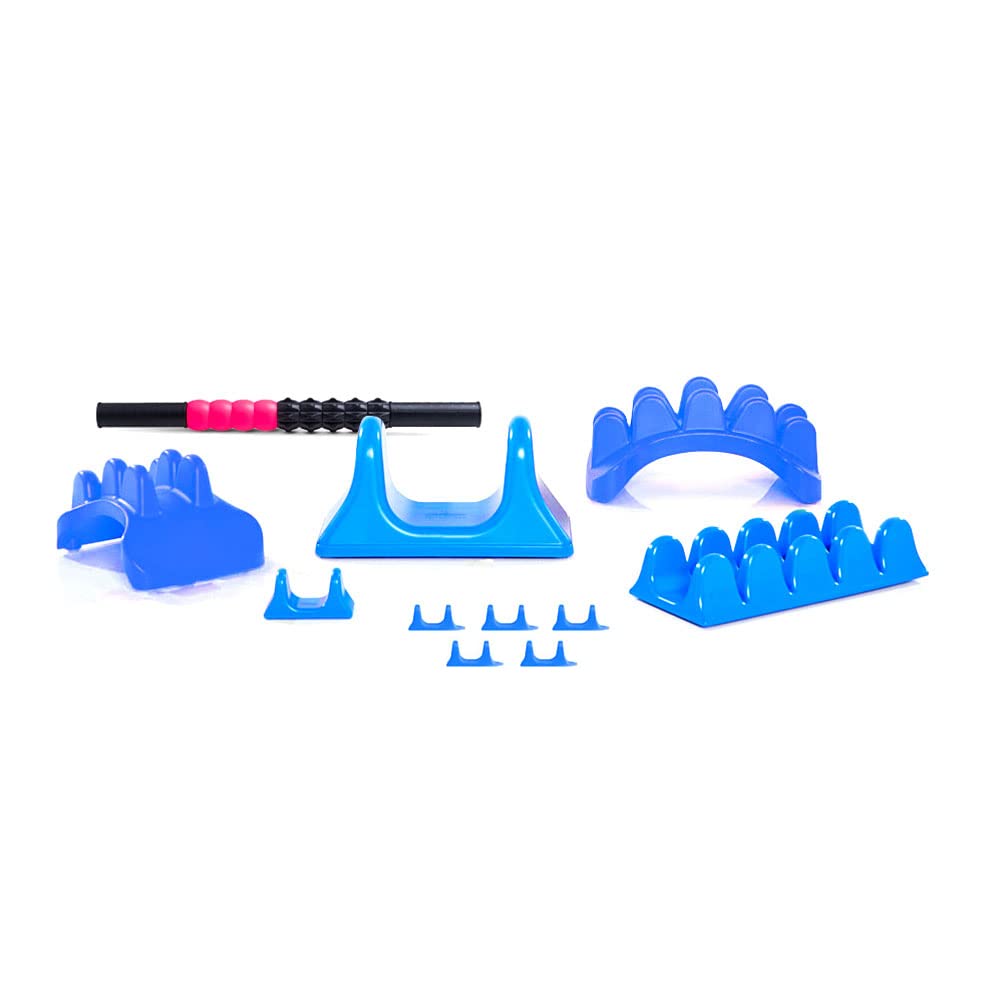 PSO-Everything Manual Psoas Release Tool & Back Massager Bundle - Mini Personal Massager, Neck Release Tool for Deep Tissue & Muscle Tension Relief - Ocean Blue | Perfect for Home, Office & Travel Use