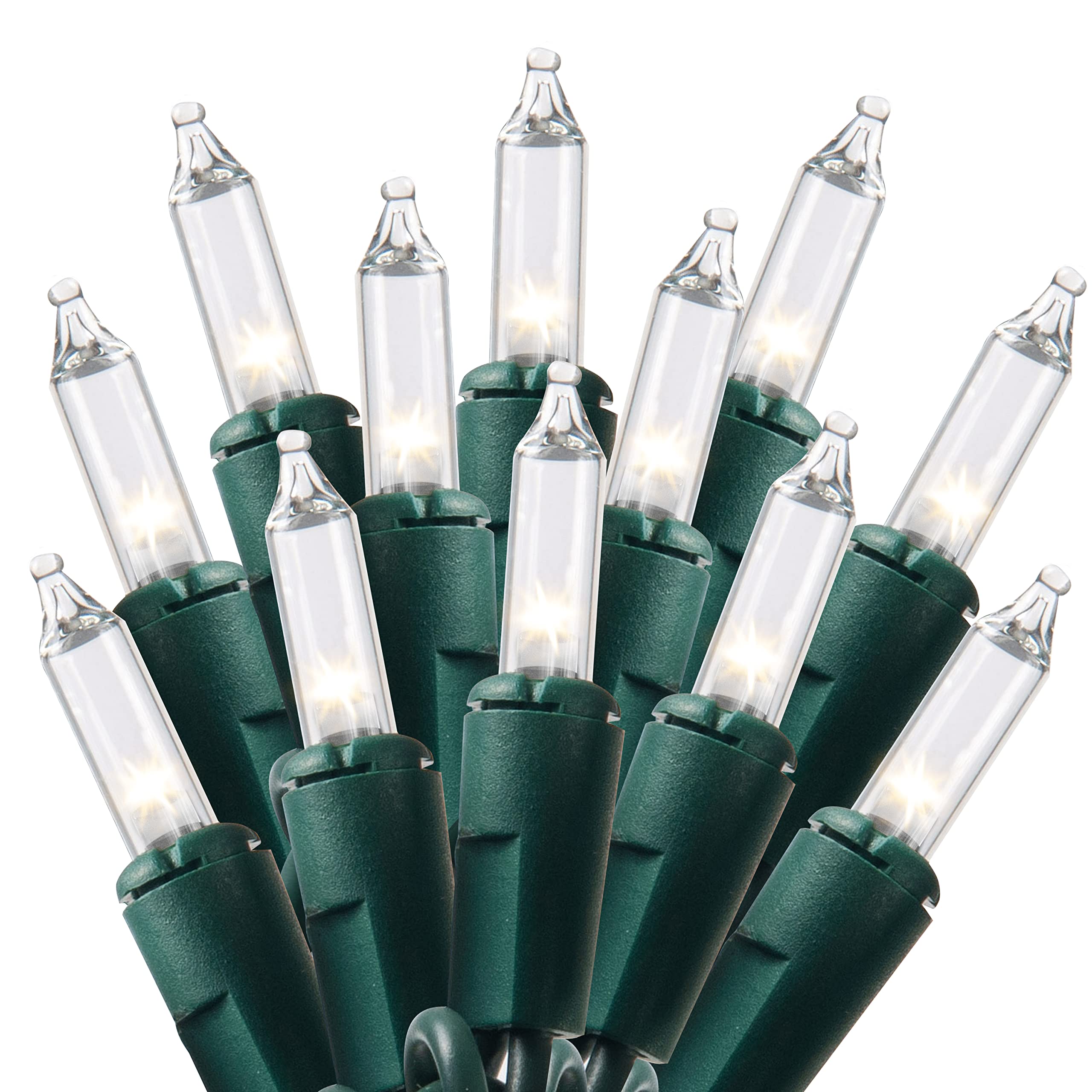 450-Count Clear LED Christmas String Lights - 116.1 FT (3 Sets of 150-Count 38.7 FT) with Green Wire for Holiday Decorations | Perfect for Christmas Tree, Party, Garden, Garland & Indoor/Outdoor Decor