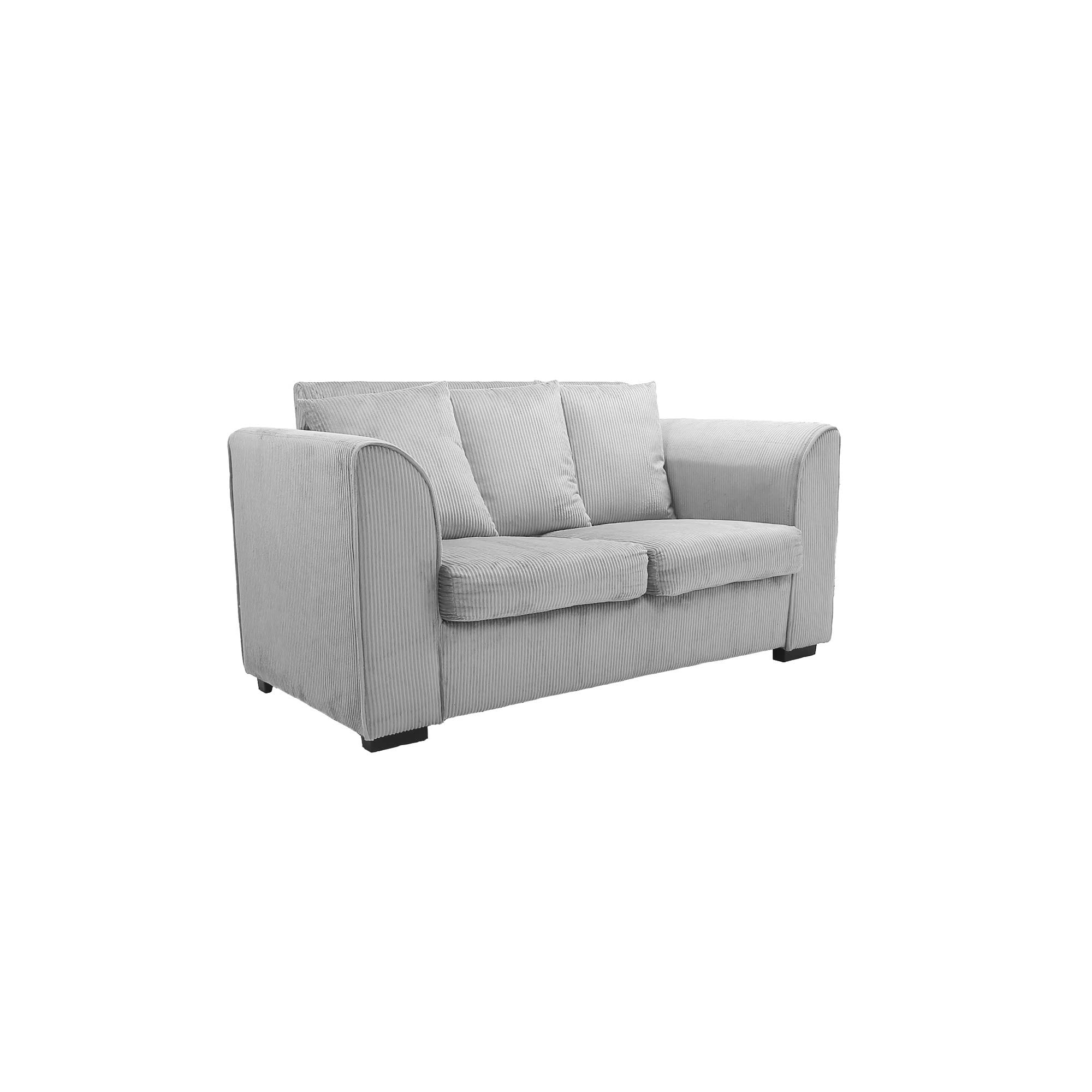 3-Piece Light Grey Living Room Furniture Set - Sofa, Loveseat & Chair for Cozy Home Decor & Small Spaces