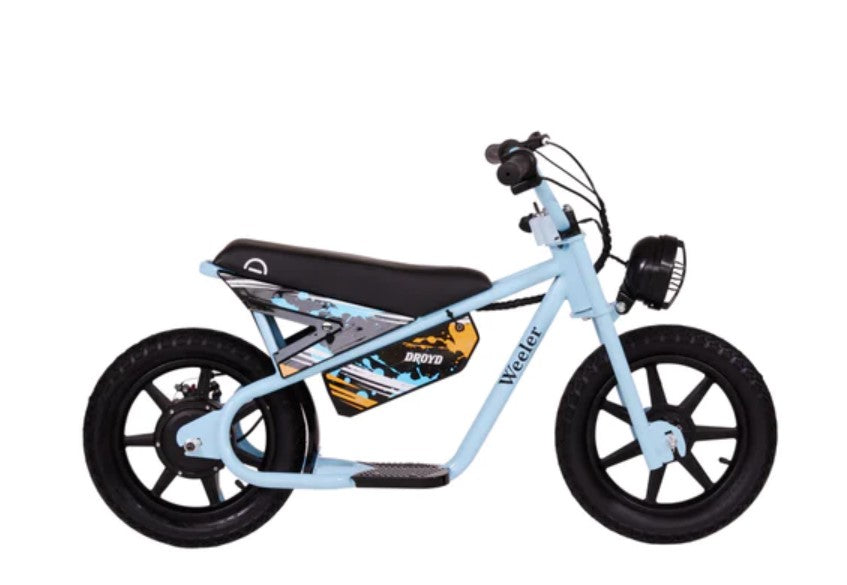 Droyd Weeler Mini Electric Bike 24V 8Ah 200W 10 MPH - Lightweight Foldable E-Bike for Adults & Teens - Perfect for Commuting, Campus, and Urban Riding