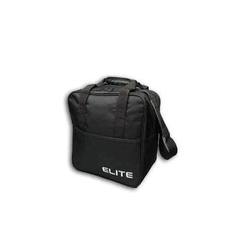 Premium Single Tote Bowling Bag for Women & Men - Black Leather Bowling Accessories - Perfect for League Play, Practice & Tournament Travel